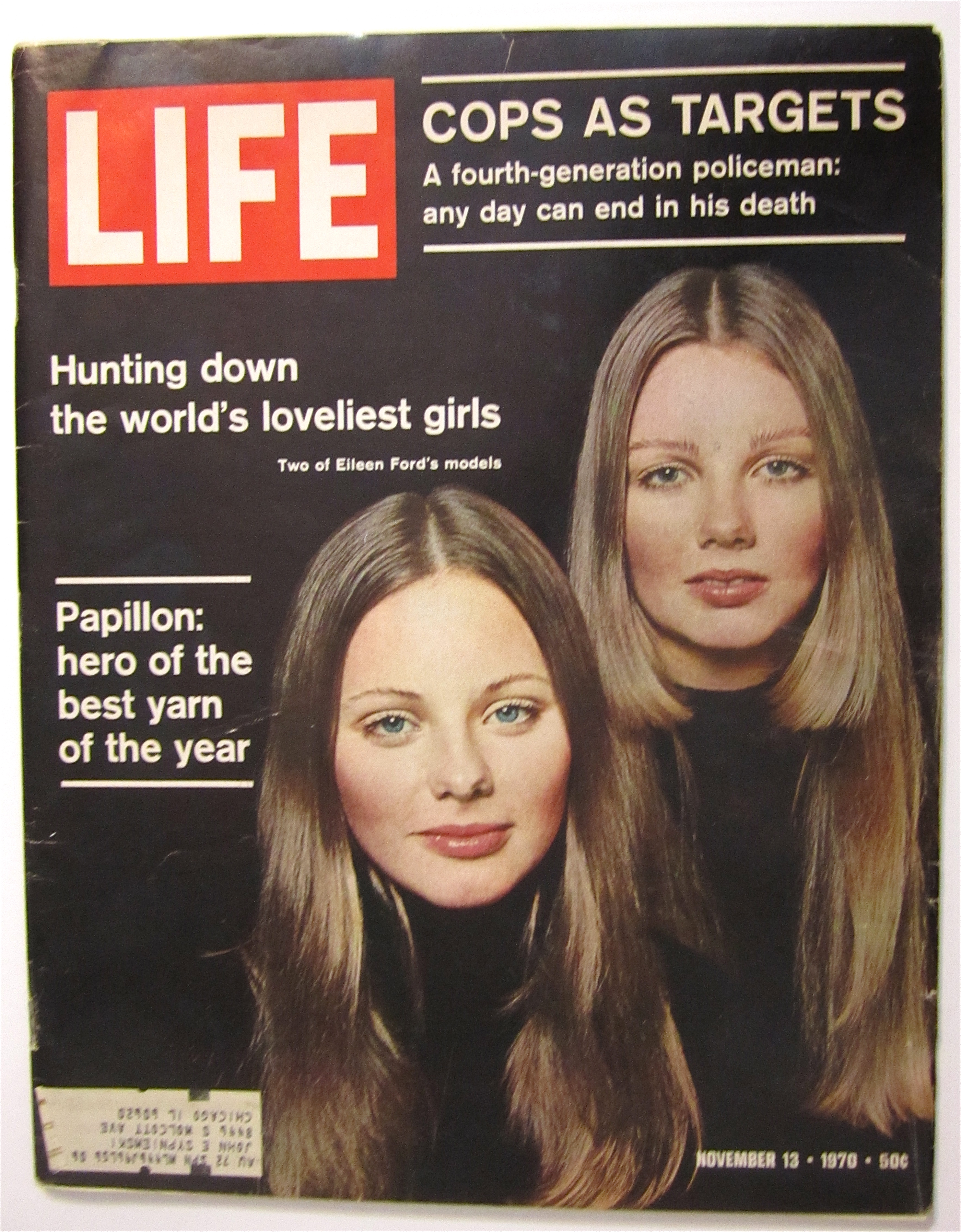 Life Magazine November 13, 1970 2 Eileen Ford's Models
