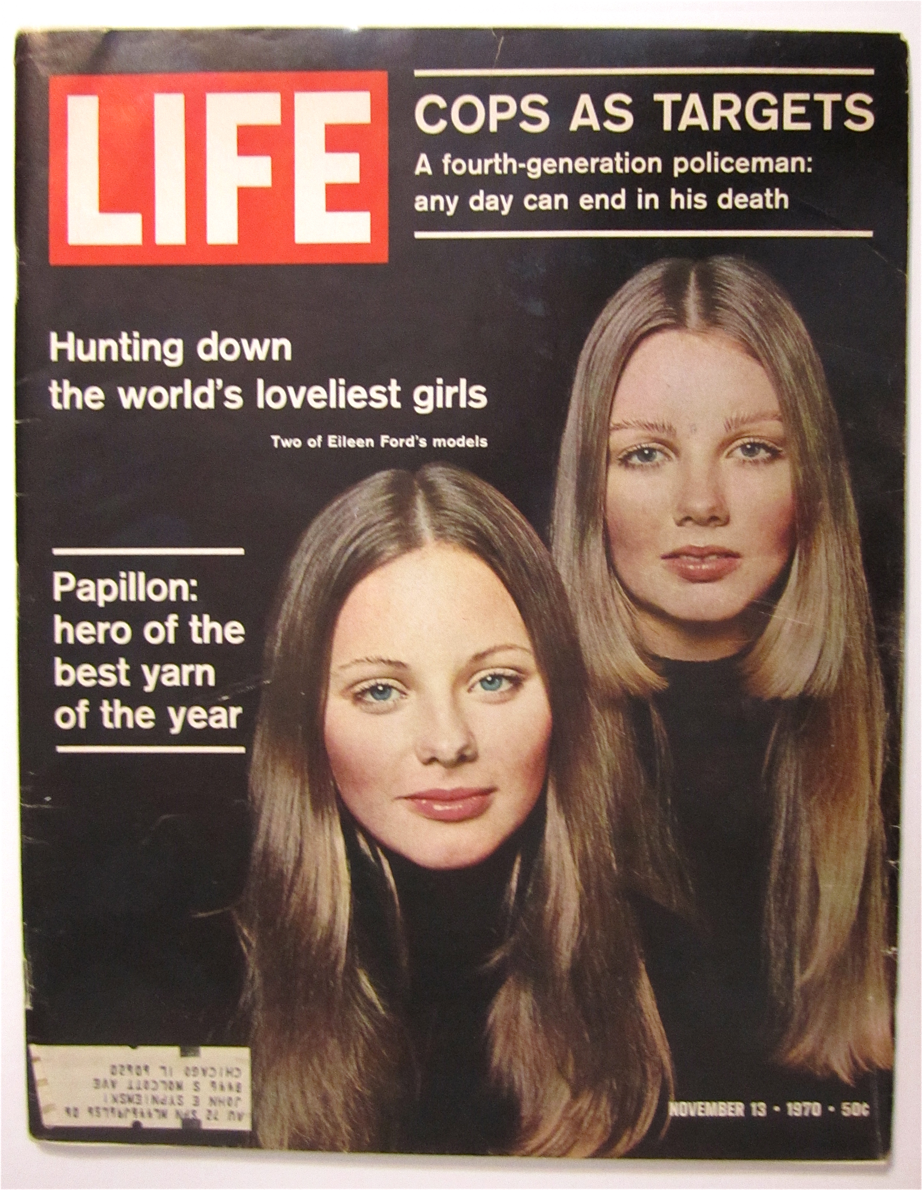 Life Magazine November 13, 1970 2 Eileen Ford's Models