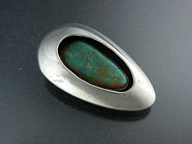 Native American Silver Turquoise Bolo BENNETT