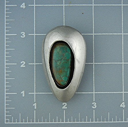 Native American Silver Turquoise Bolo BENNETT