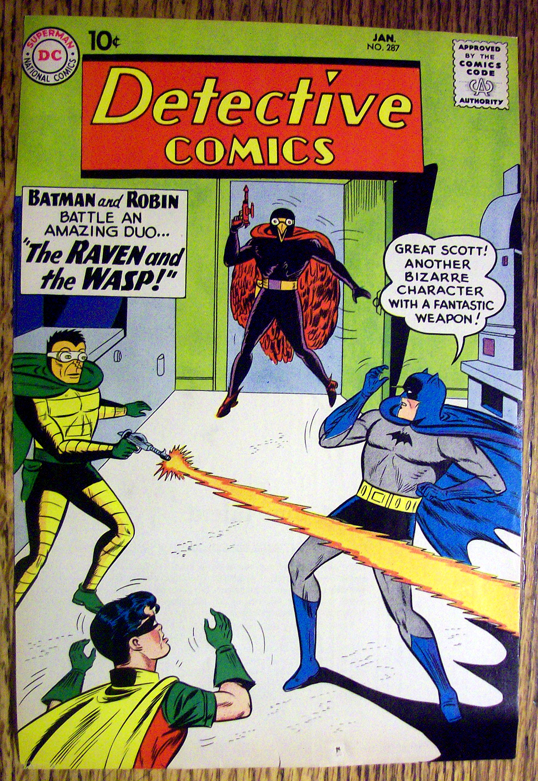 Detective Comics Cover-January 1960-Batman/Robin Cover