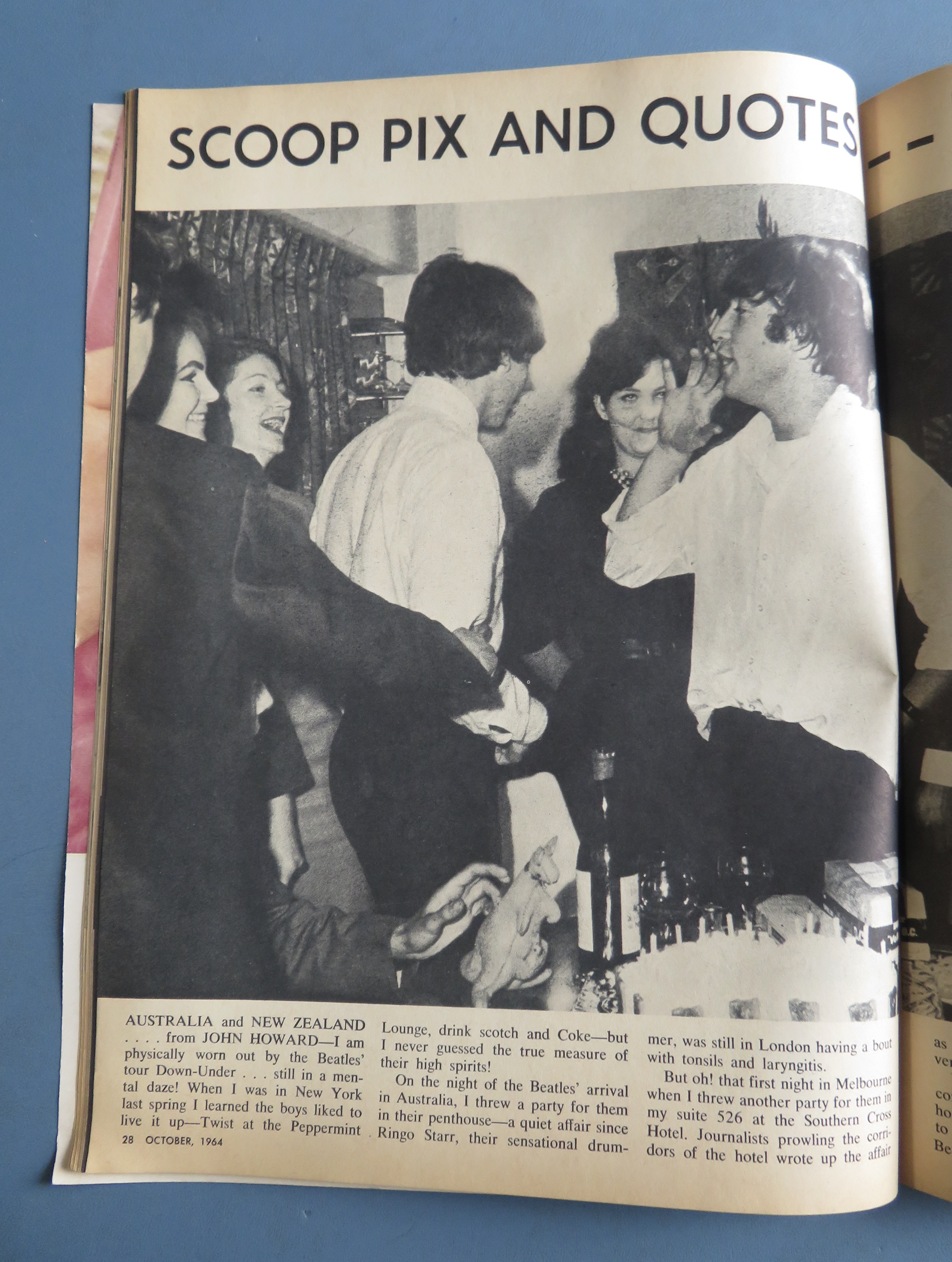Movie Life Magazine October 1964 Beatles' Wild Parties