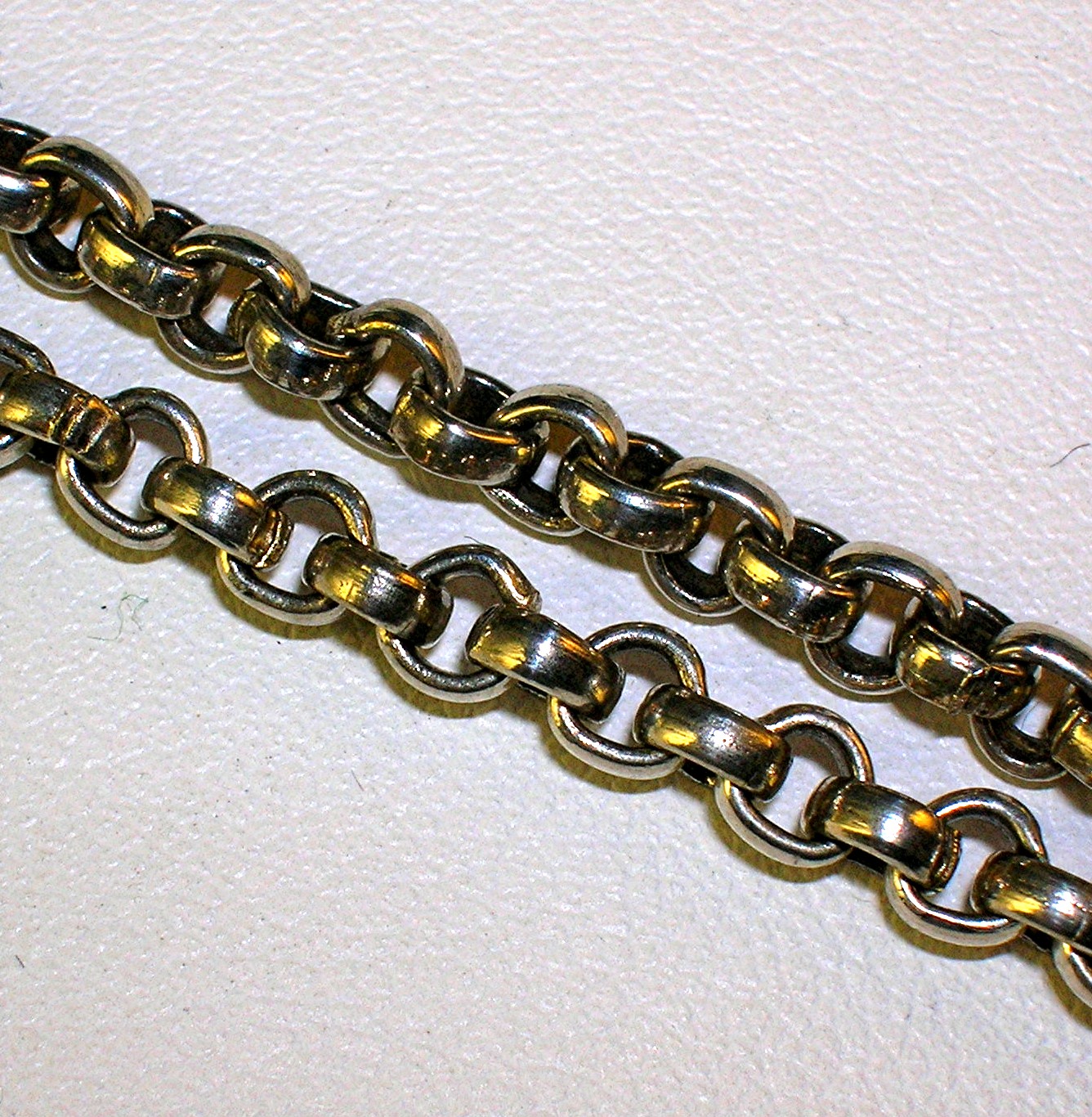 Sterling Silver belcher Chain Perfume Bottle Taxco Mexi