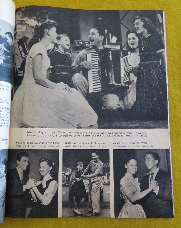 TV Radio Mirror Magazine March 1957 The Singing Lennon Sisters