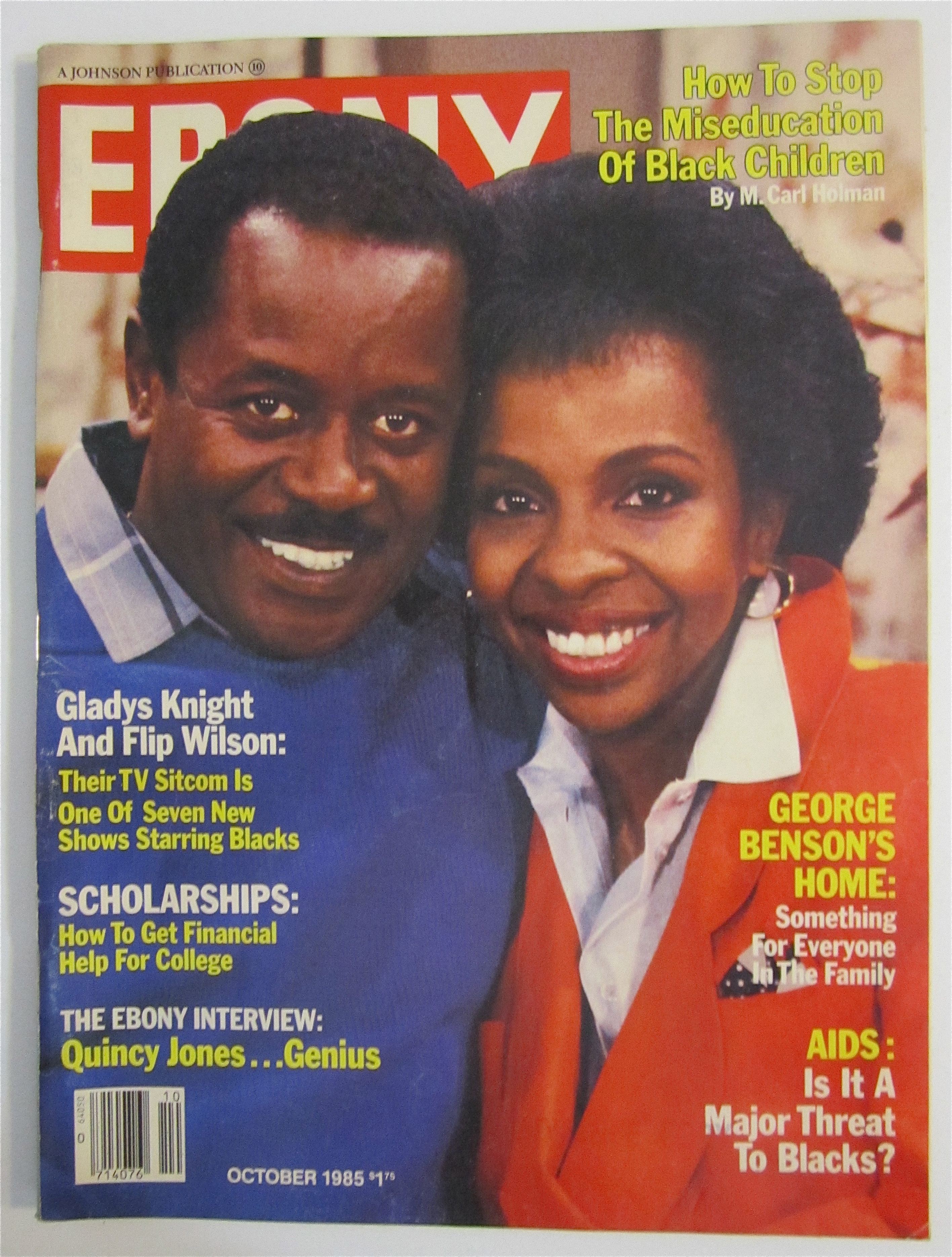 Ebony Magazine October 1985 Gladys Knight & Flip Wilson