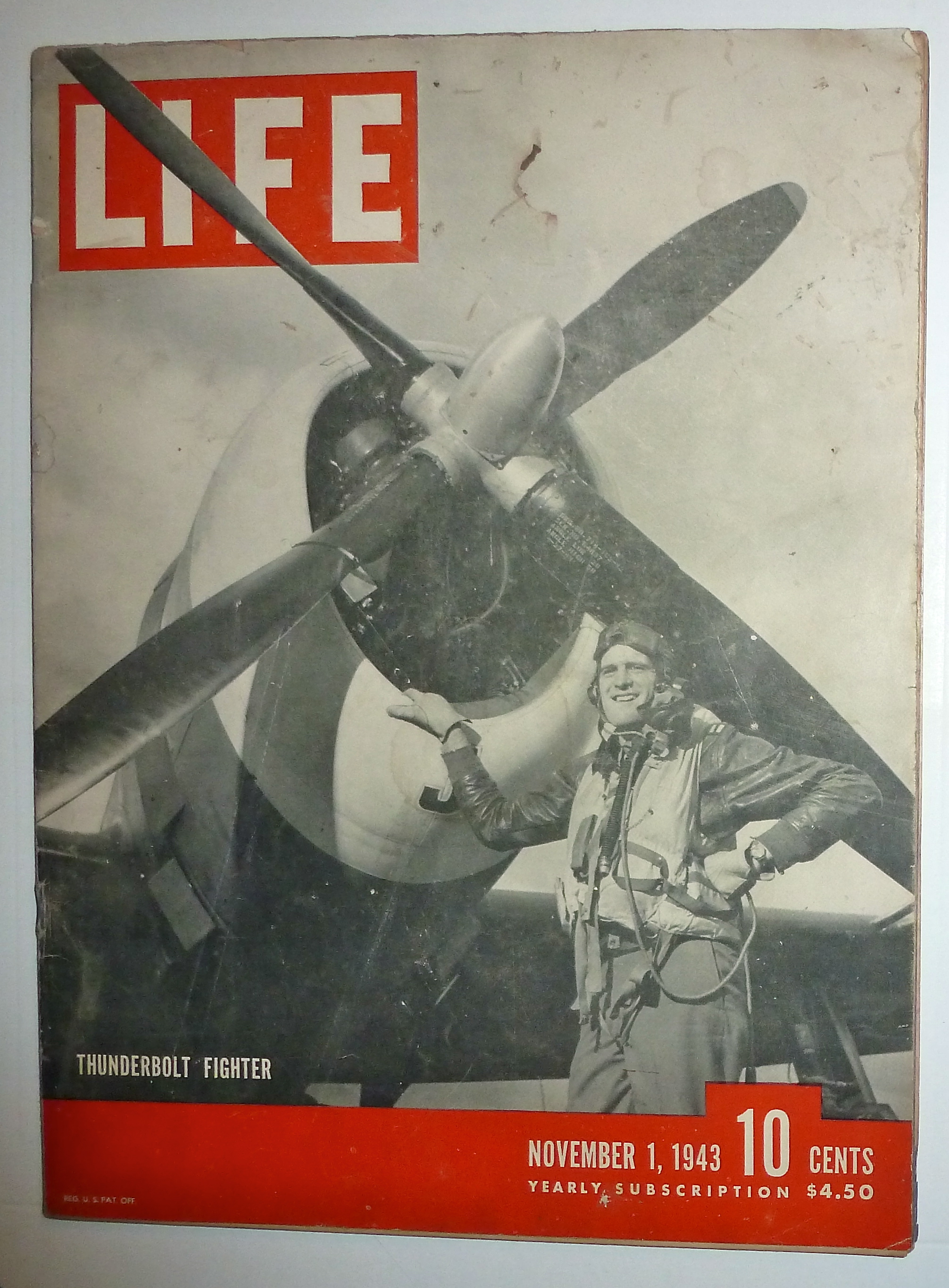 Life Magazine-November 1, 1943-Thunderbolt Fighter