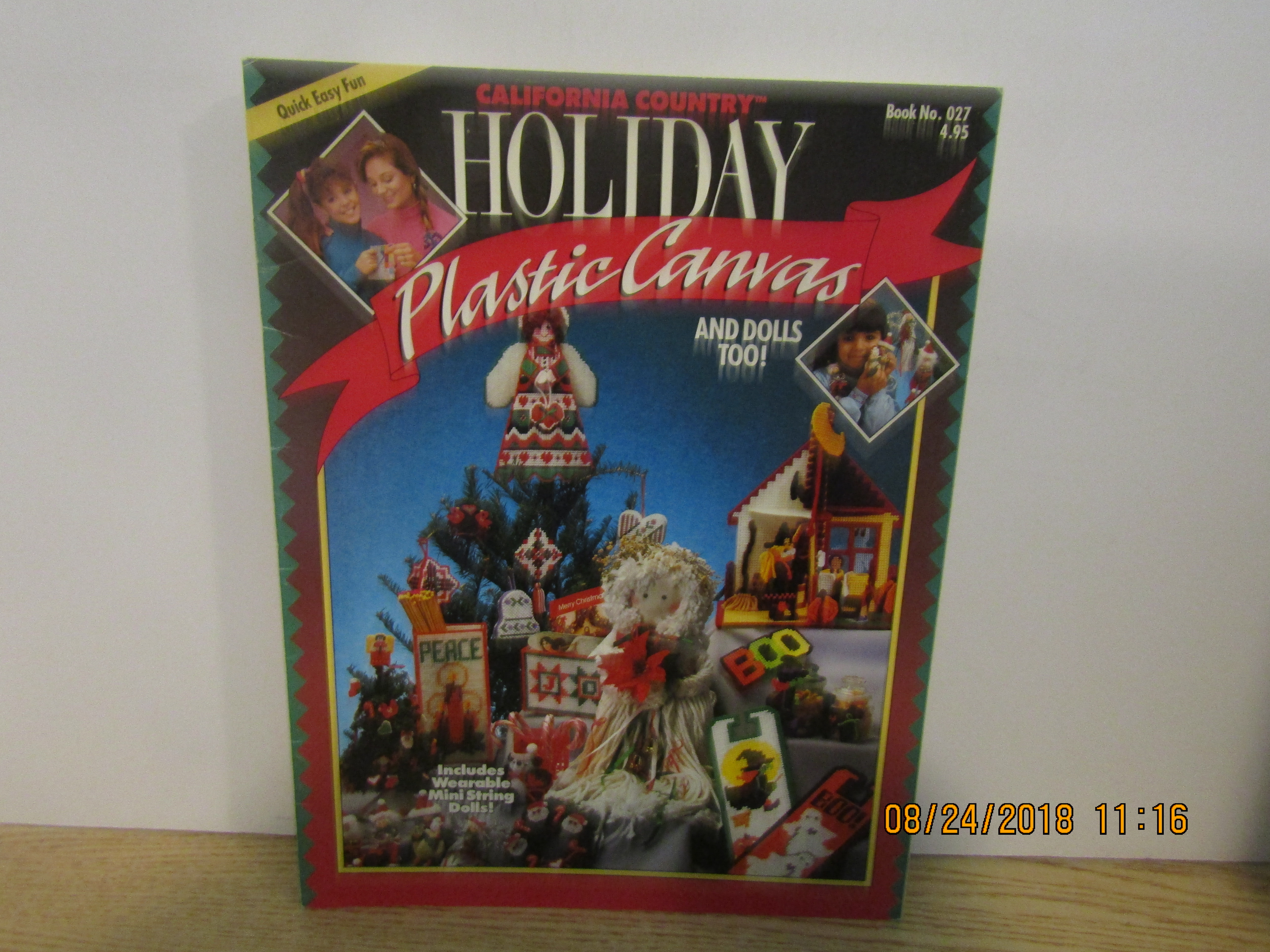 California Country Holiday Plastic Canvas And Dolls #27