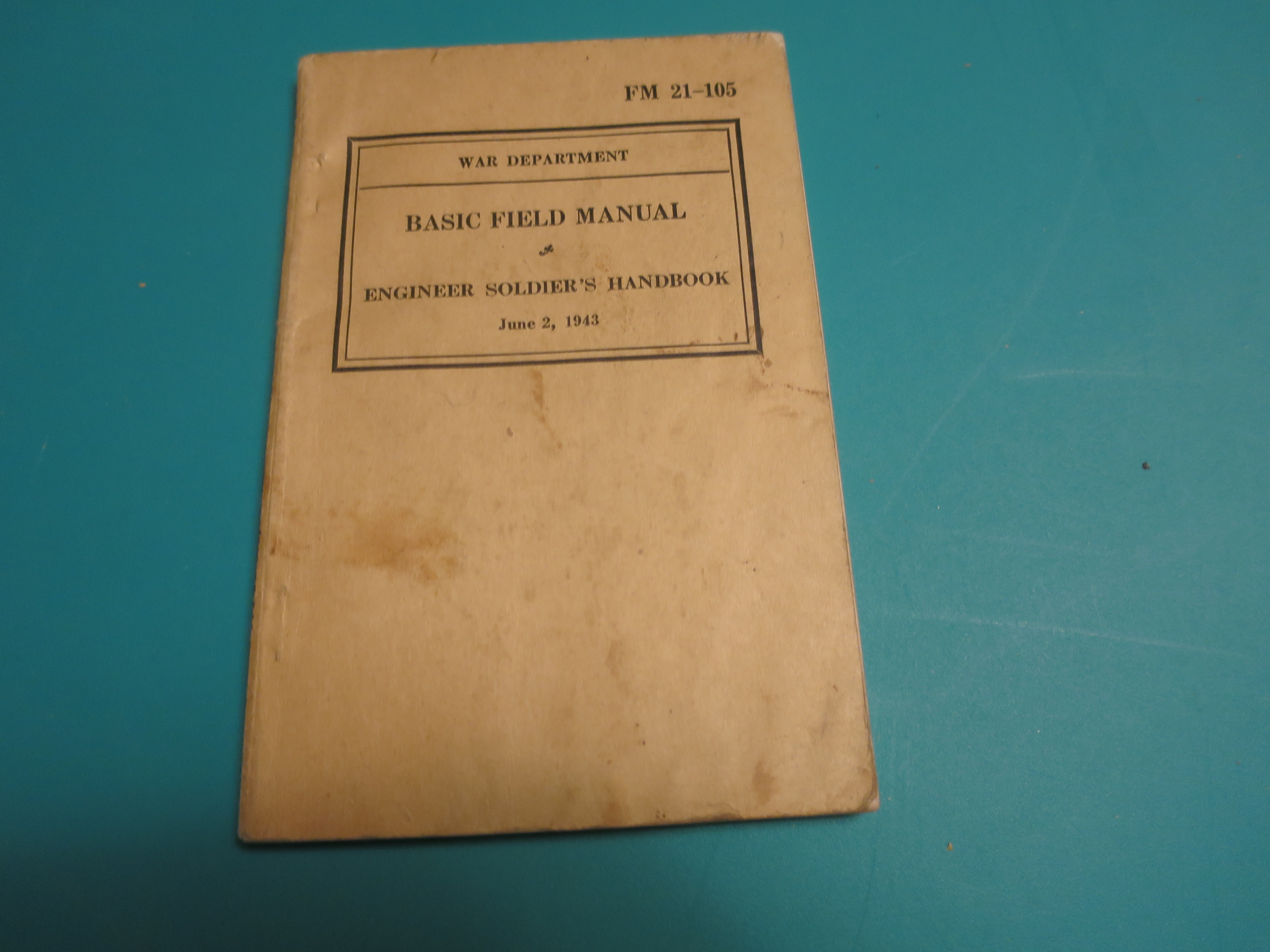 Book War Department Basic Field Manual 1943