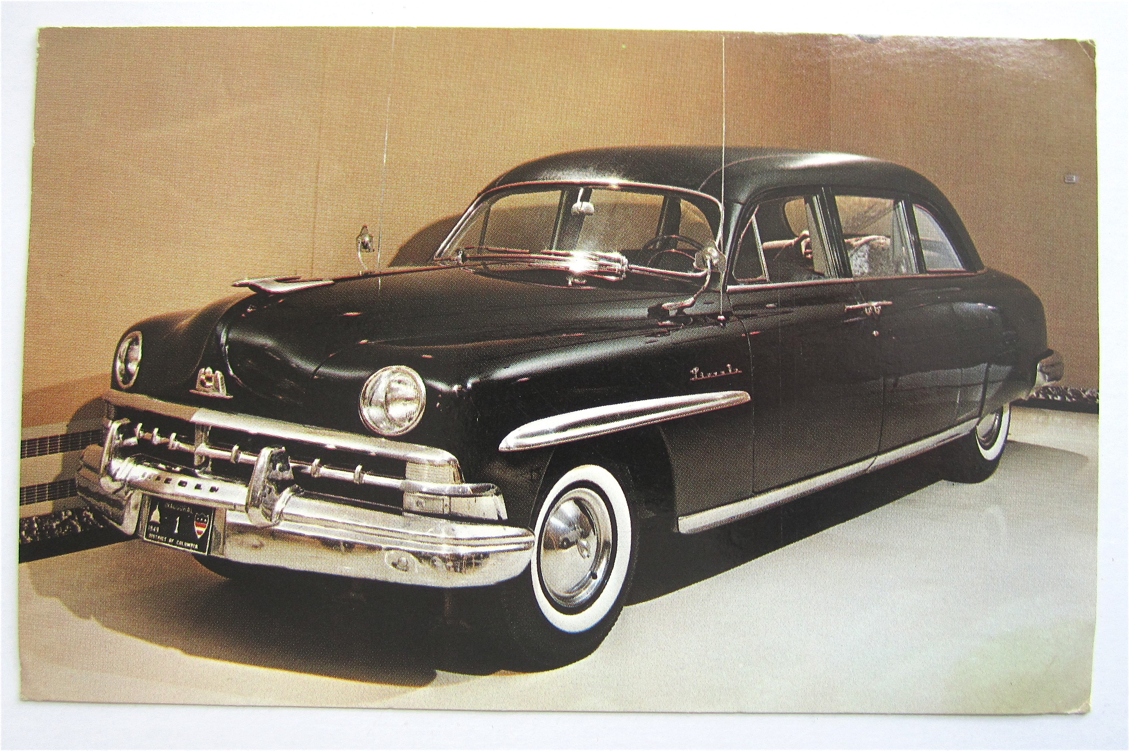 1950 Lincoln Cosmopolitan Limousine Postcard