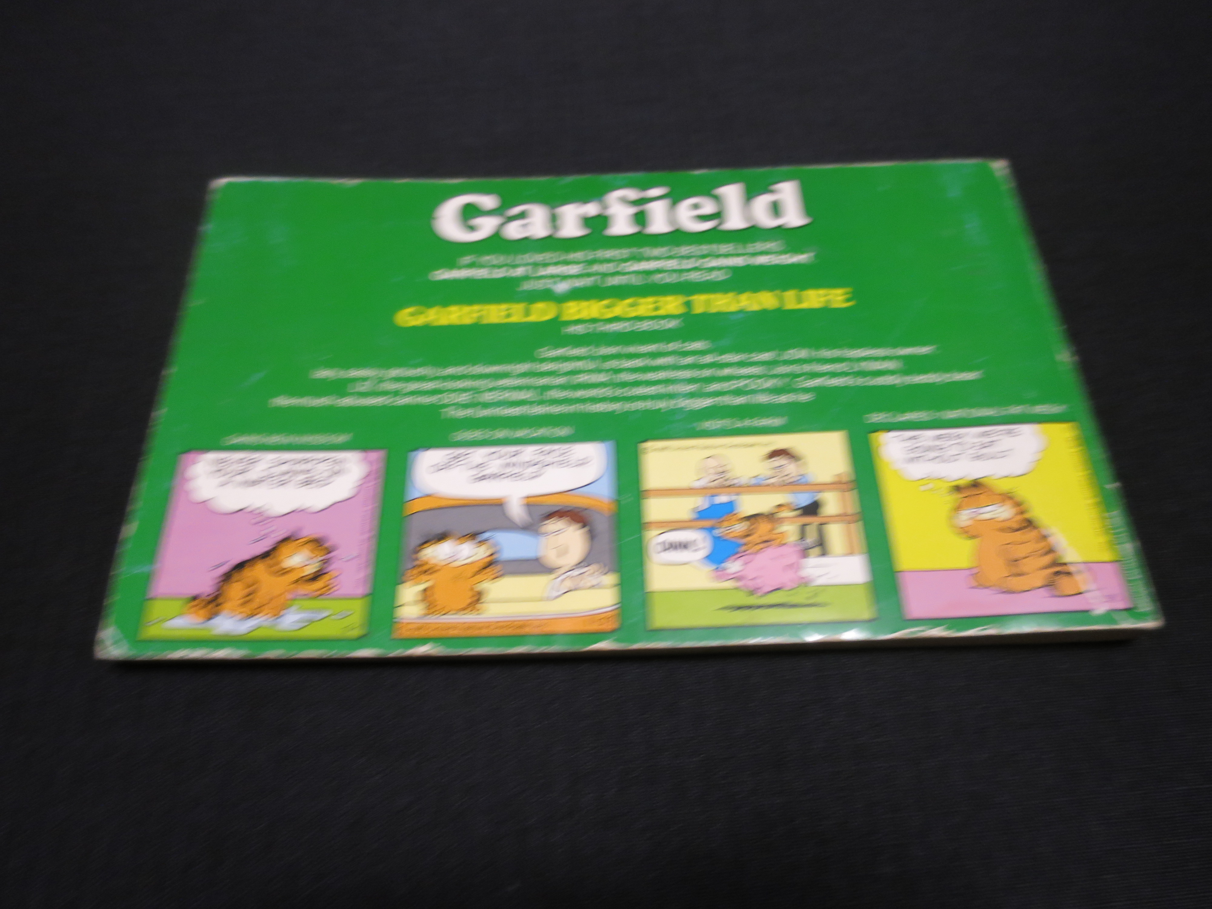 Garfield Bigger than Life Book by Jim Davis 1978