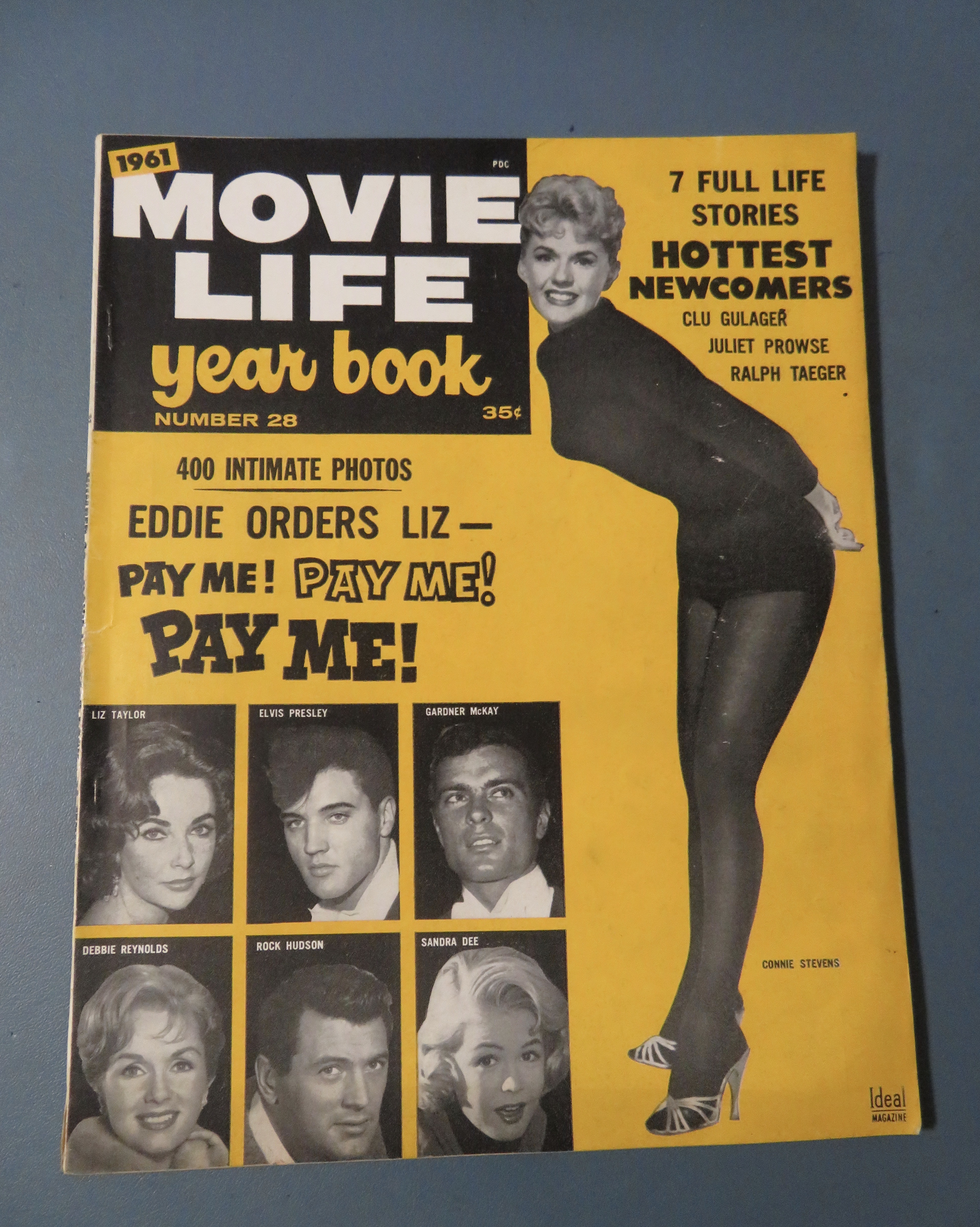 Movie Life Year Book Magazine 1961 Hottest Newcomers