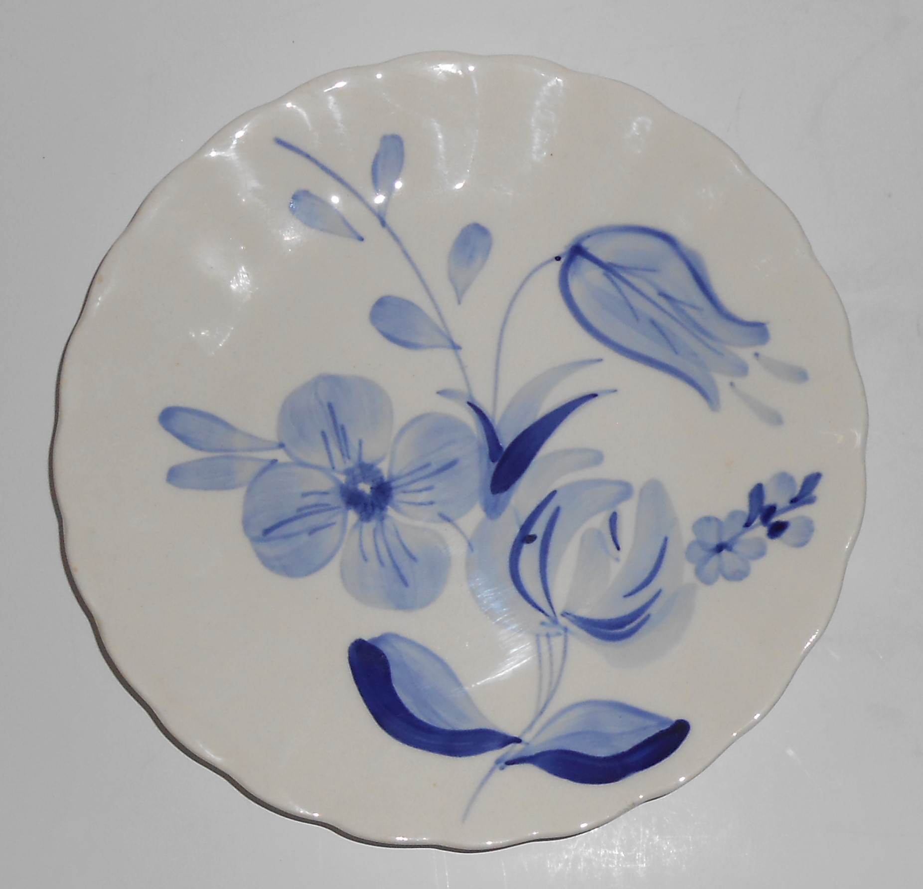 Blue Ridge Pottery Barbara Blue Salad Plate