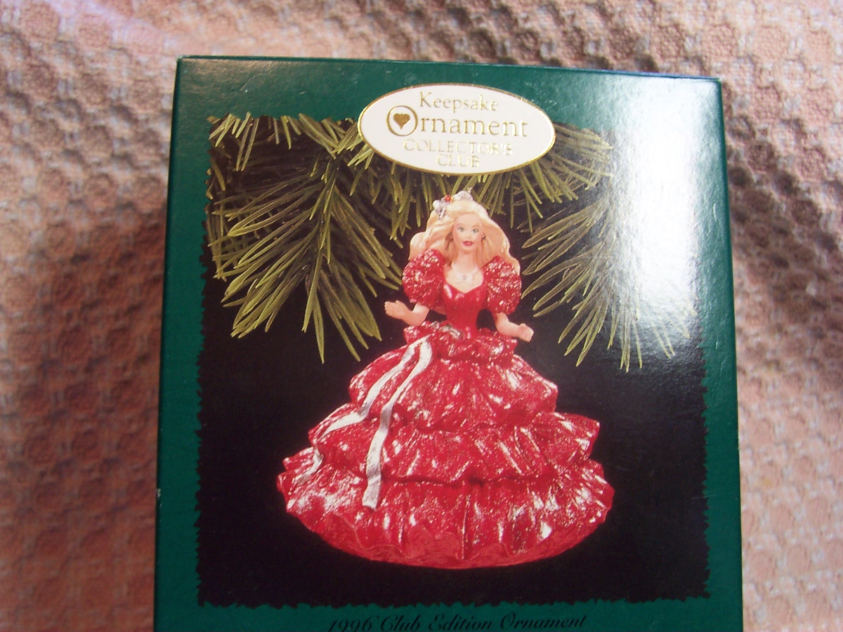 Barbie Collectors Club Ornament Hallmark 1996