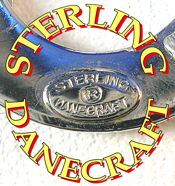 Danecraft Sterling Silver Links Necklace 15 1/2 inch