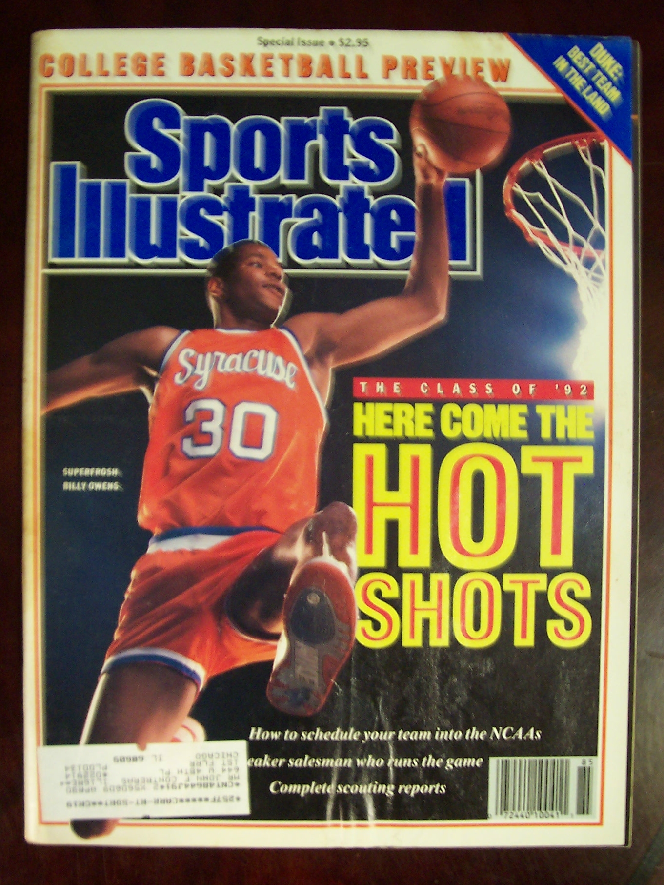 Sports Illustrated Magazine - 1988 College Edition