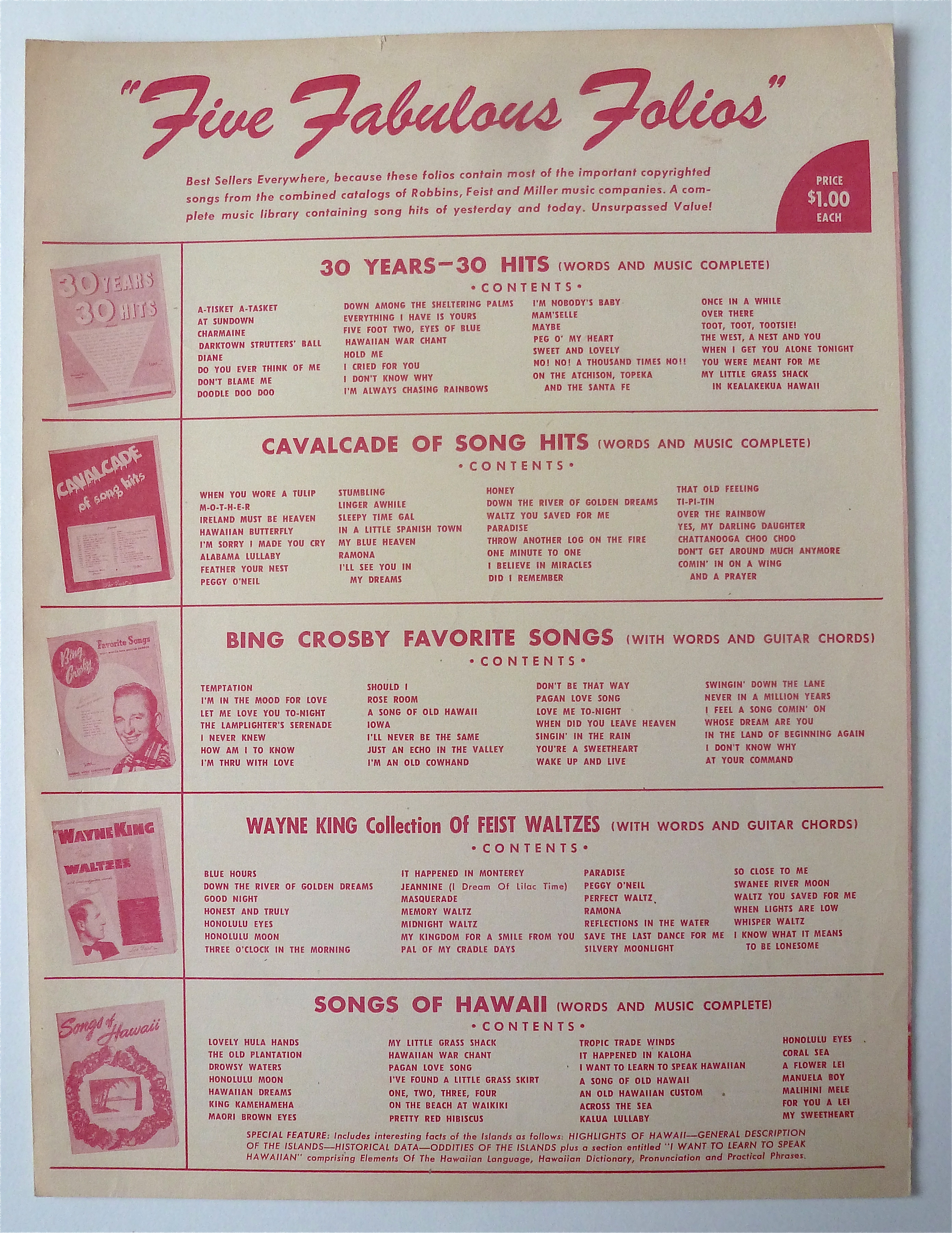 Sheet Music For 1951 The Happiest Day Of My Life