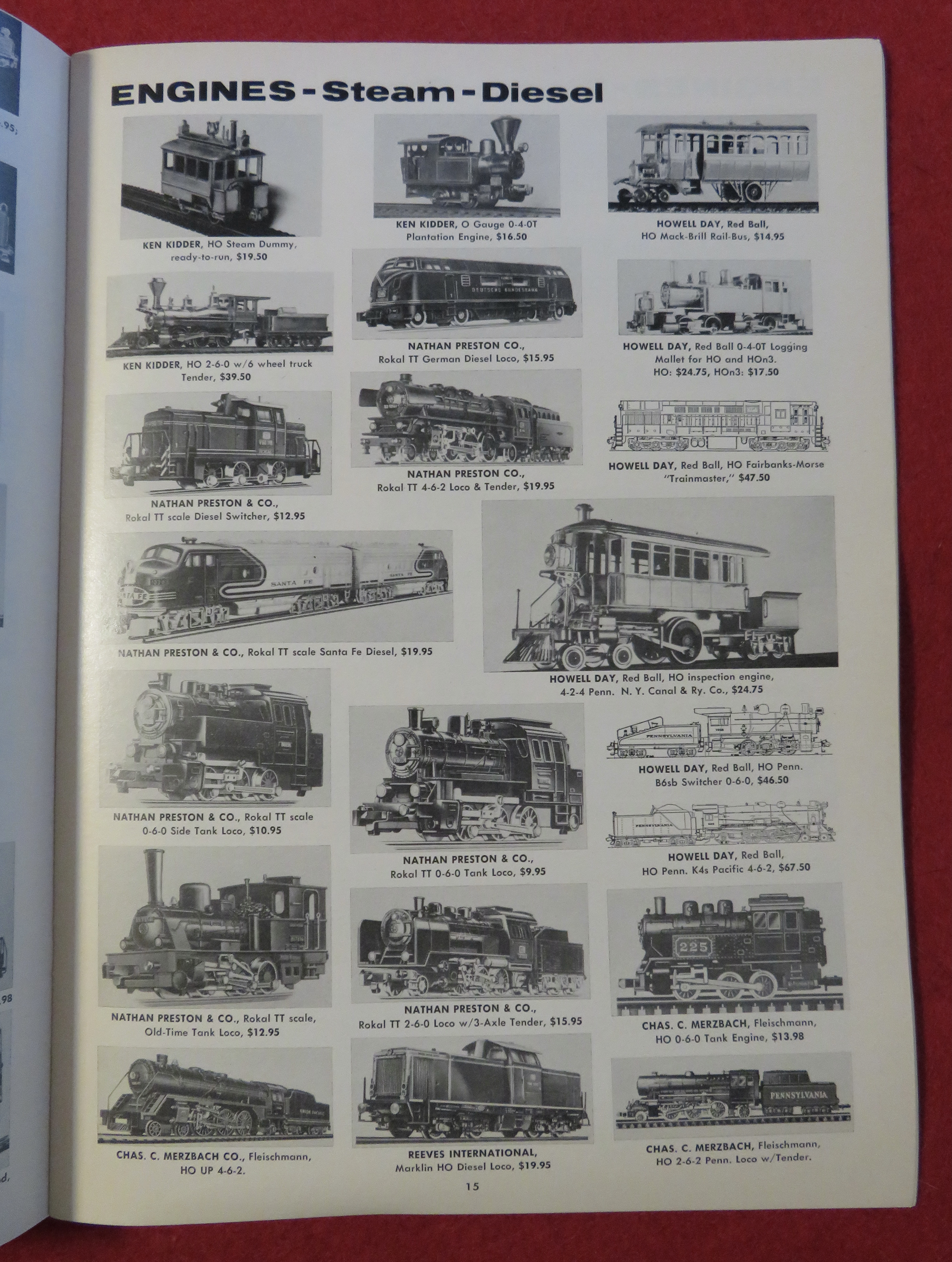 Model Railroad Equipment Buyer's Guide  1960's