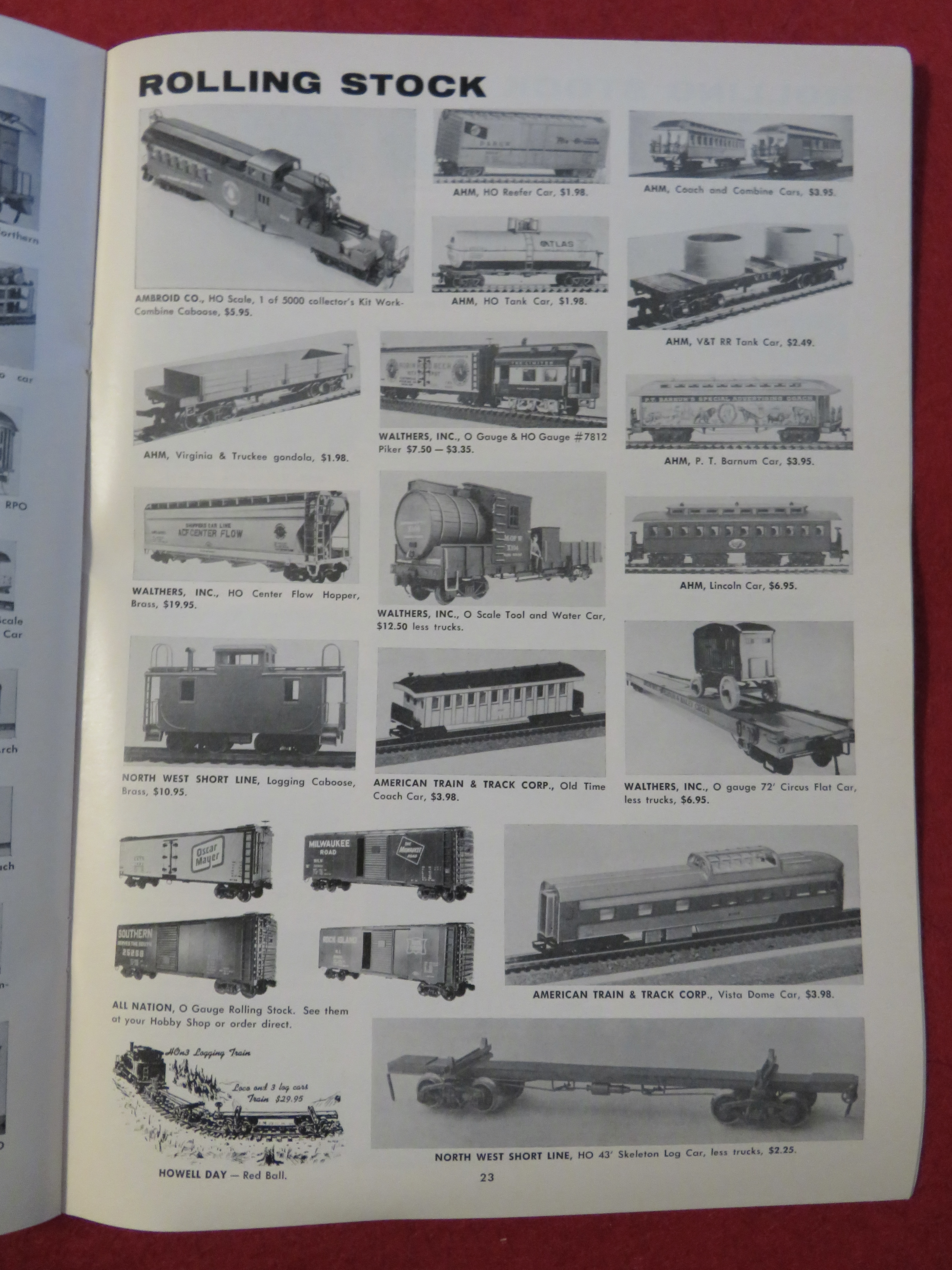 Model Railroad Equipment Buyer's Guide  1960's