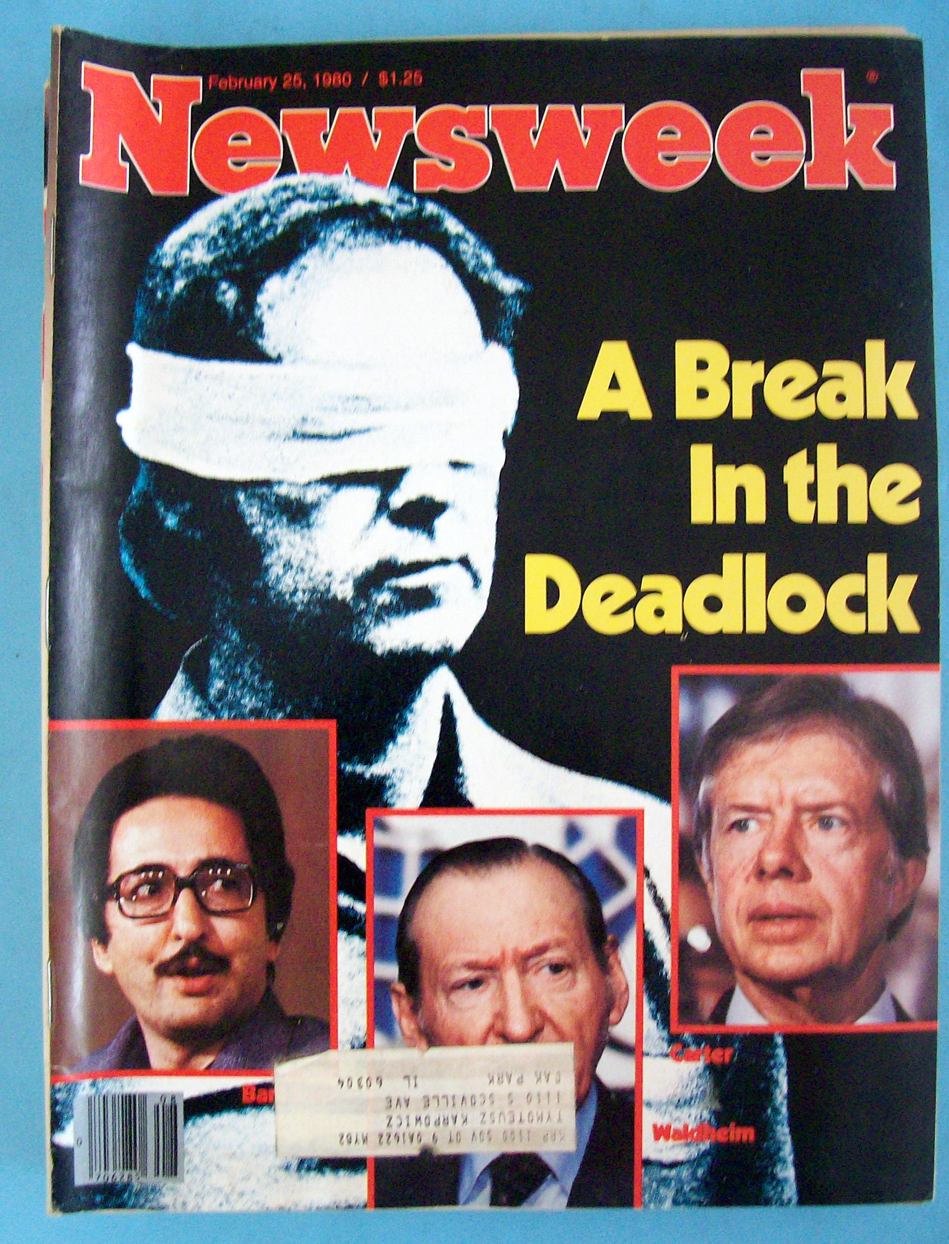 Newsweek Magazine - February 25, 1980 - Deadlock