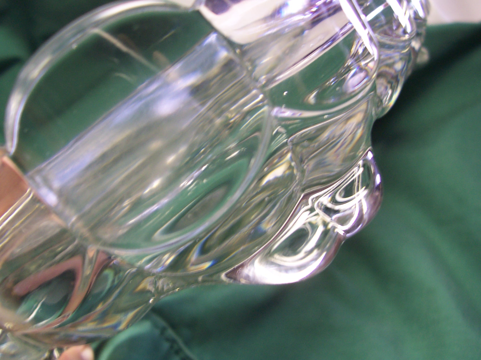 Cambridge Glass Cascade Footed Divided Dish