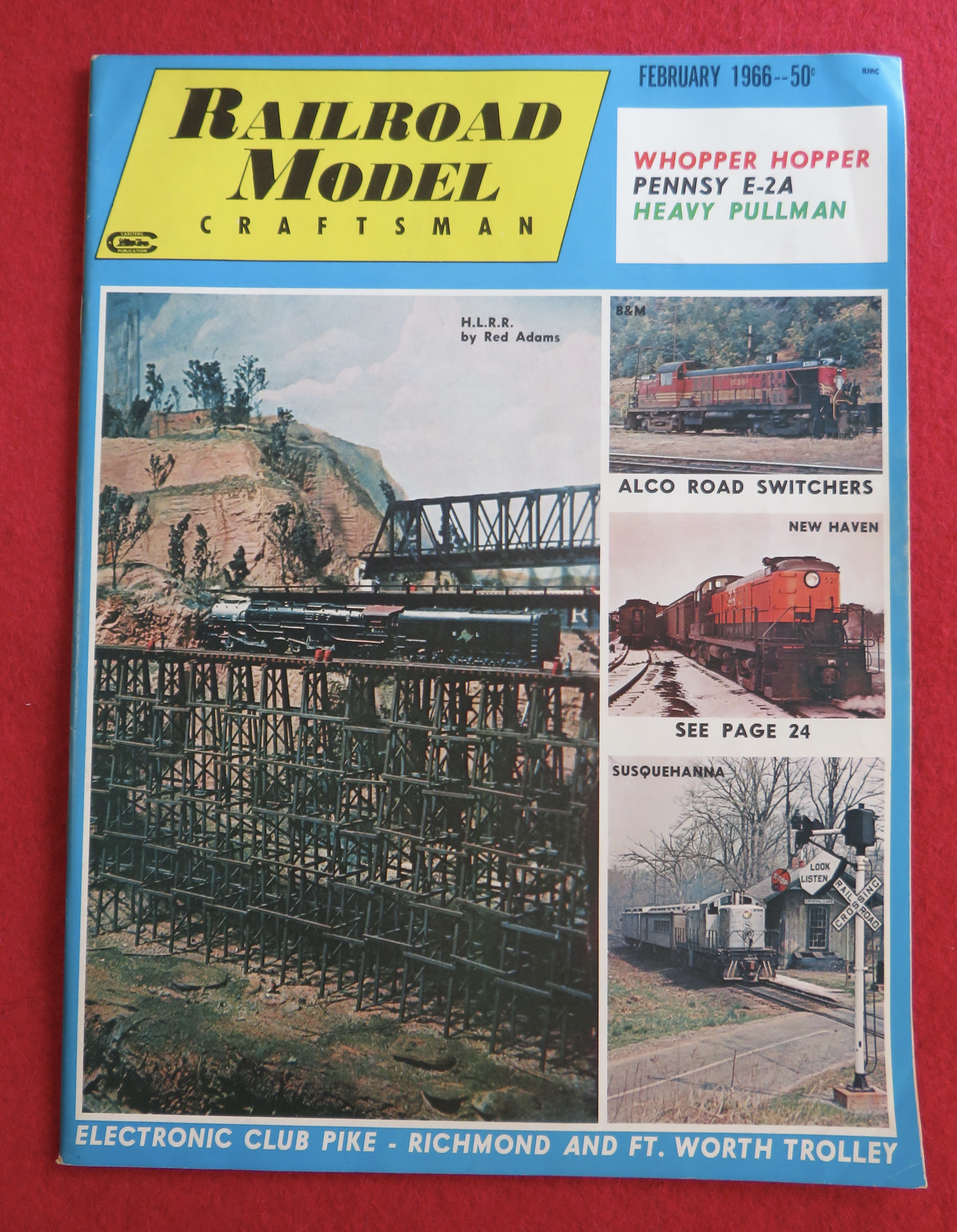 Railroad Model Craftsman Magazine February 1966