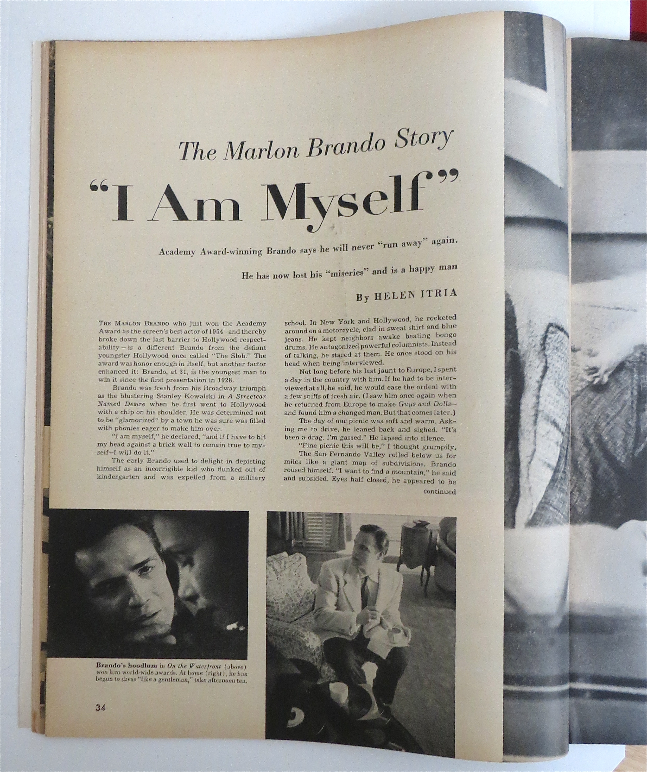 Look Magazine May 17, 1955 Marlon Brando