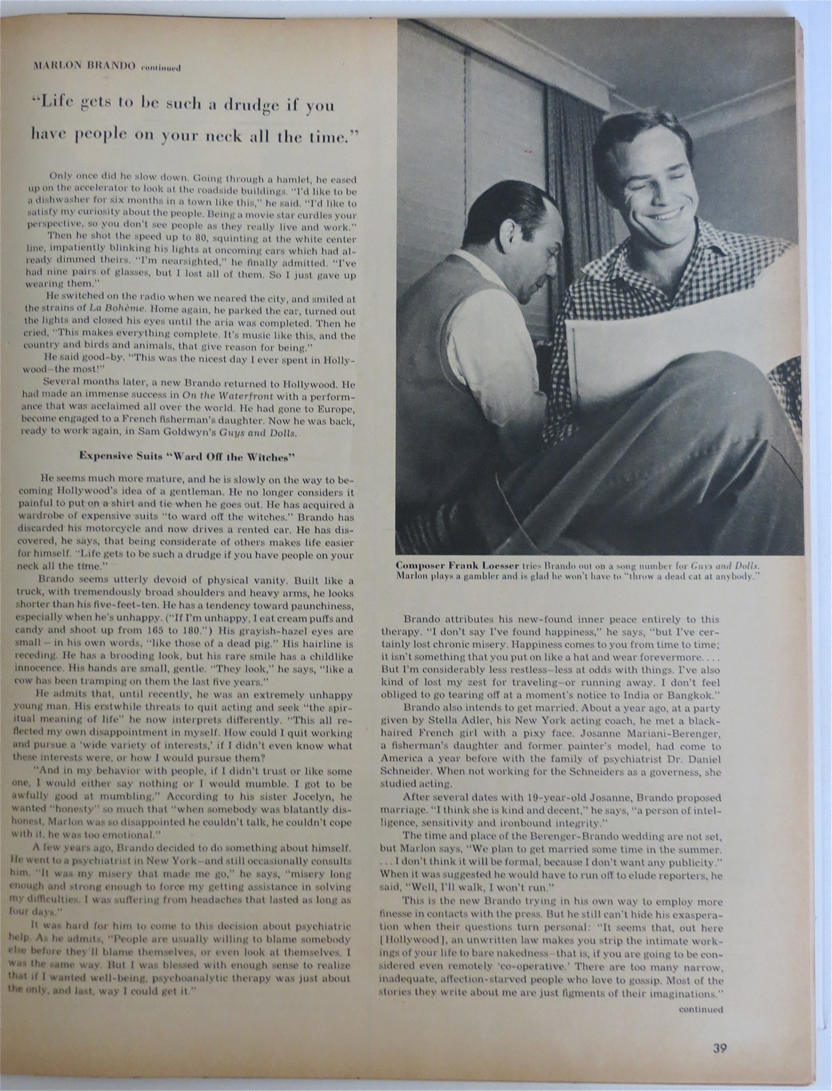 Look Magazine May 17, 1955 Marlon Brando