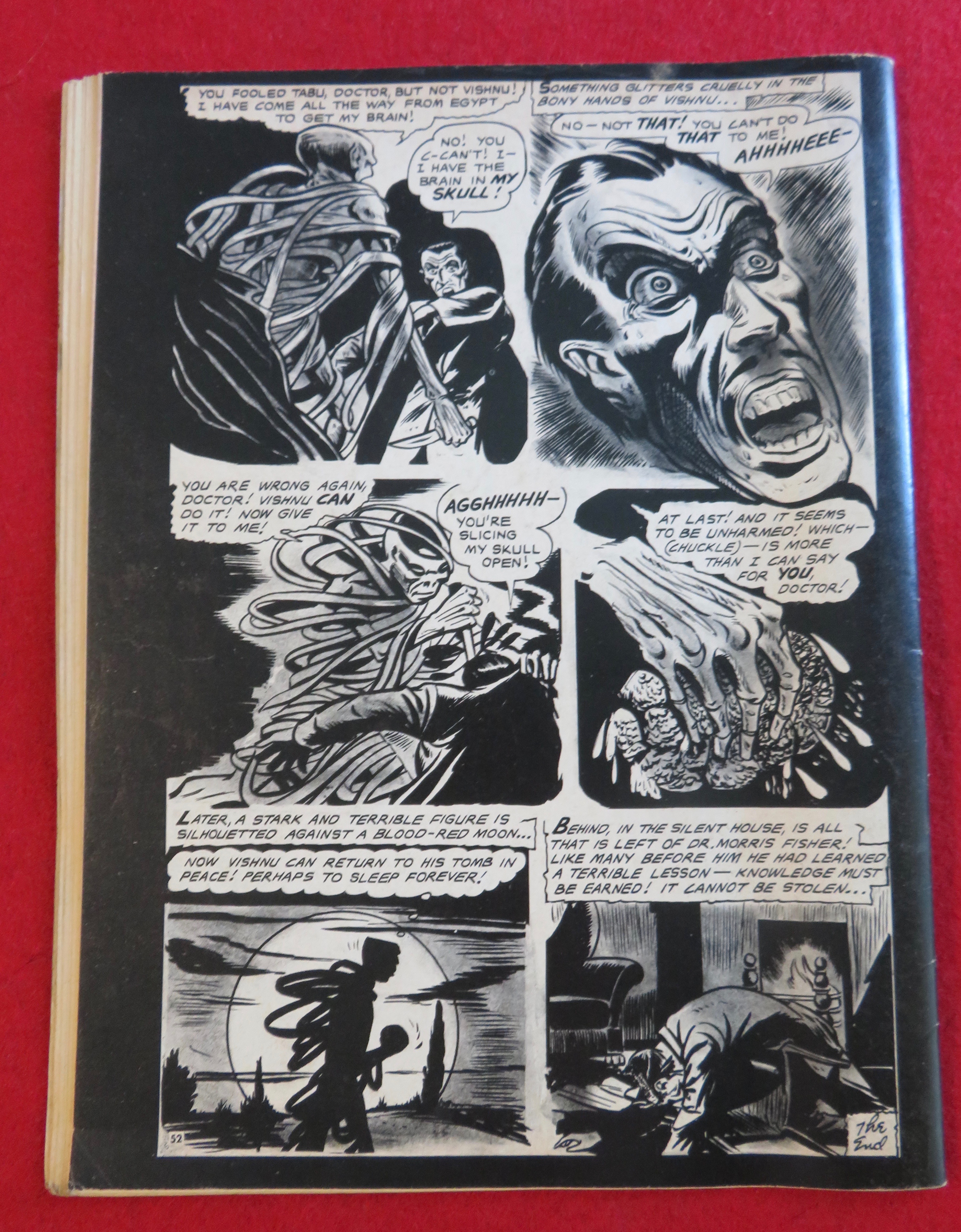 Weird Magazine October 1970 Dead Man's Train