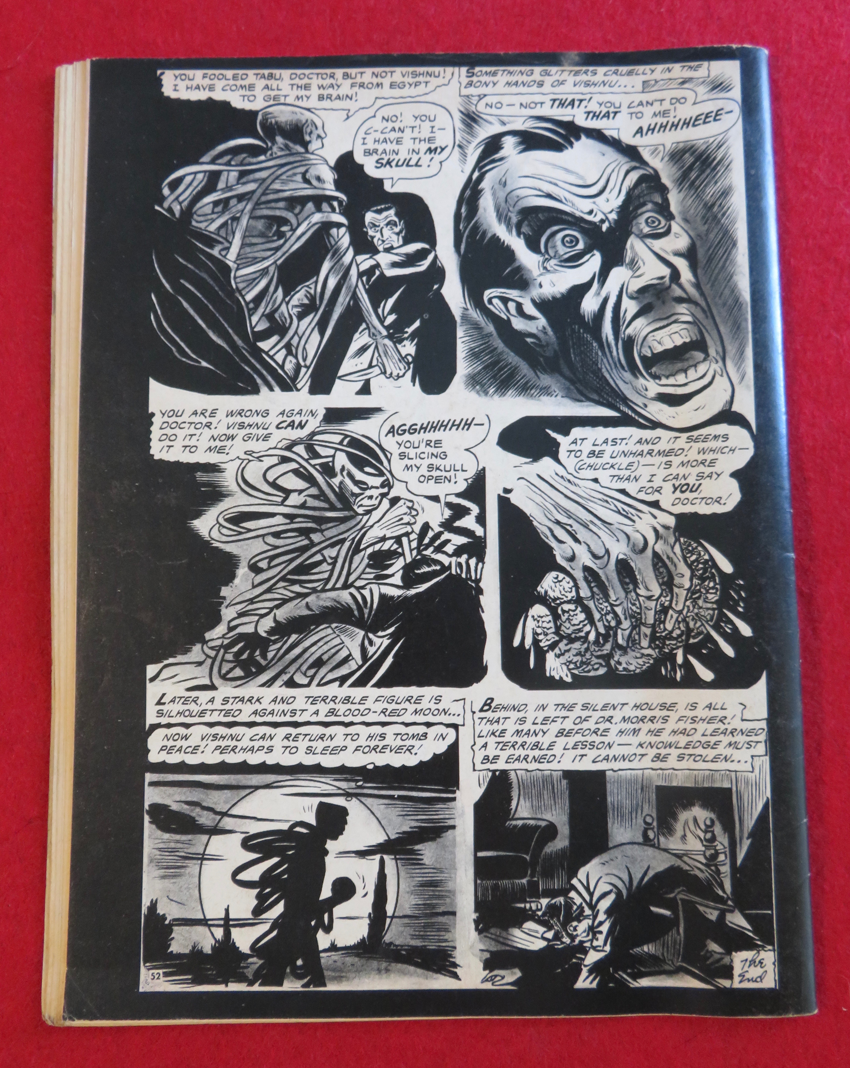 Weird Magazine October 1970 Dead Man's Train