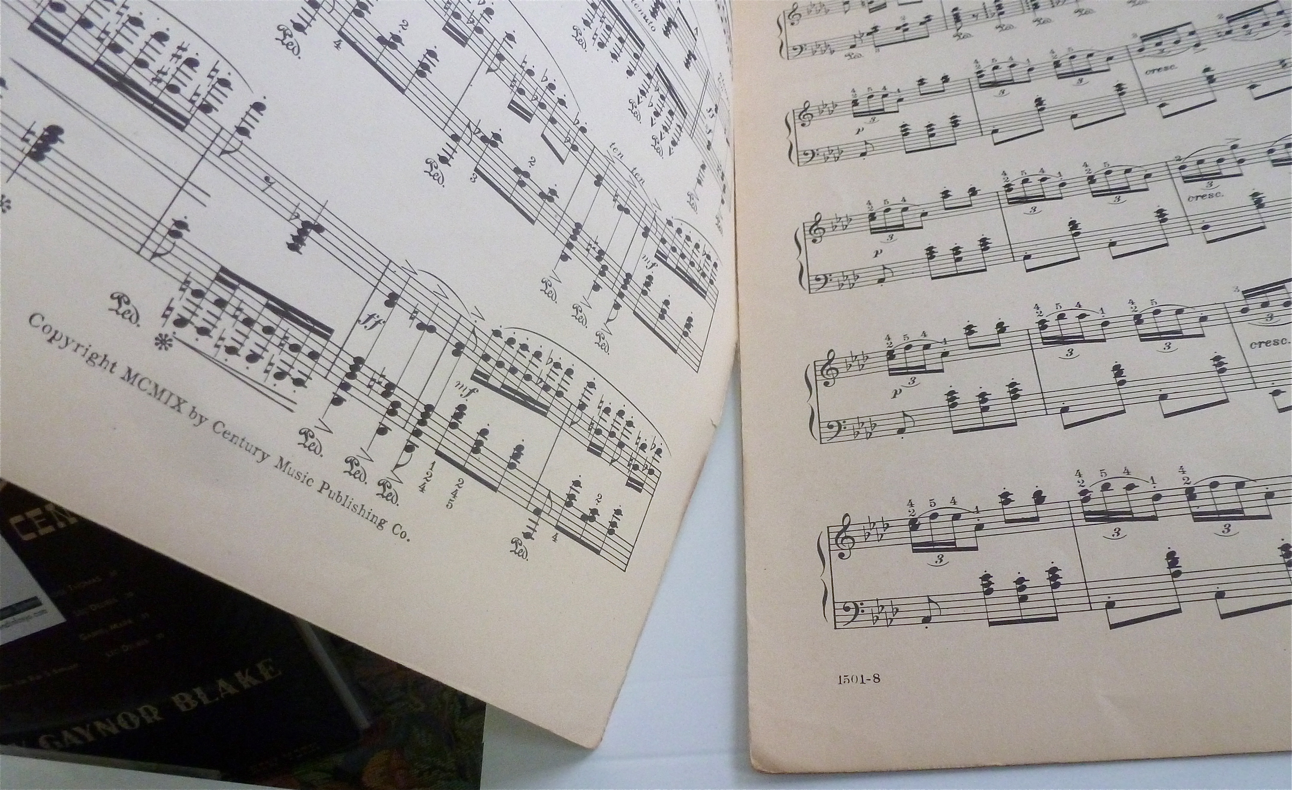 Sheet Music For 1909 Grande Marche De Concert