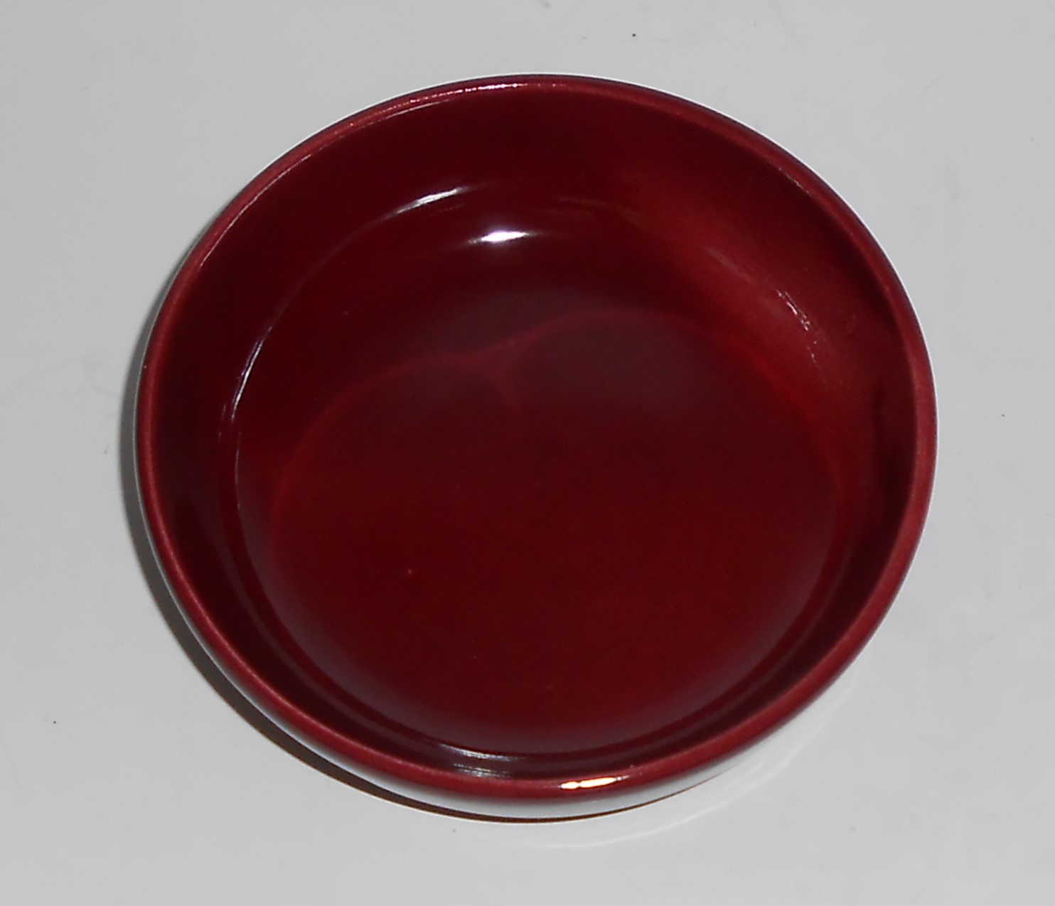 Bauer Brusche Pottery Al Fresco  Dubonnet  Burgundy Fru