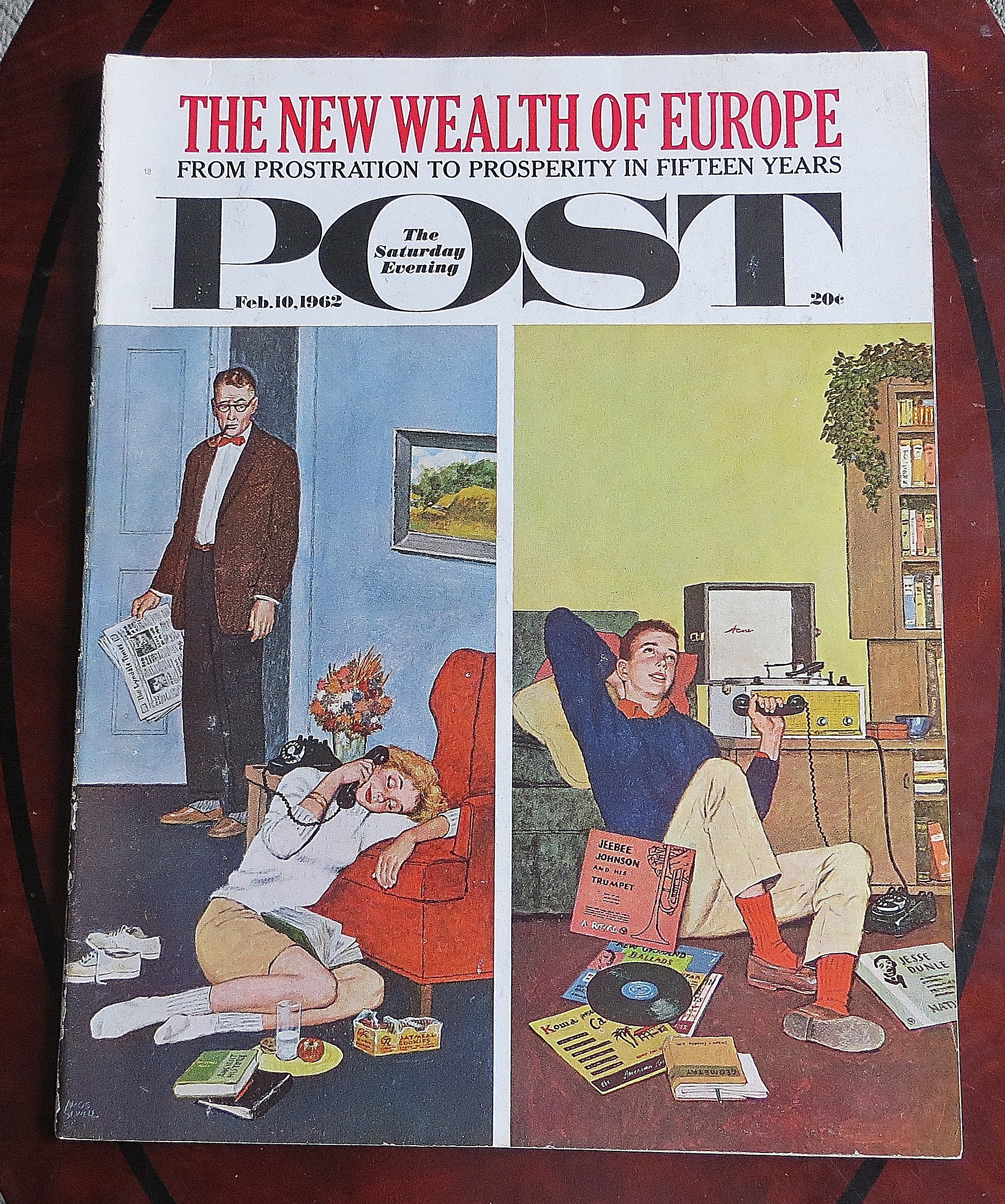 Saturday Evening Post Feb 10, 1962 Wealth Of Europe