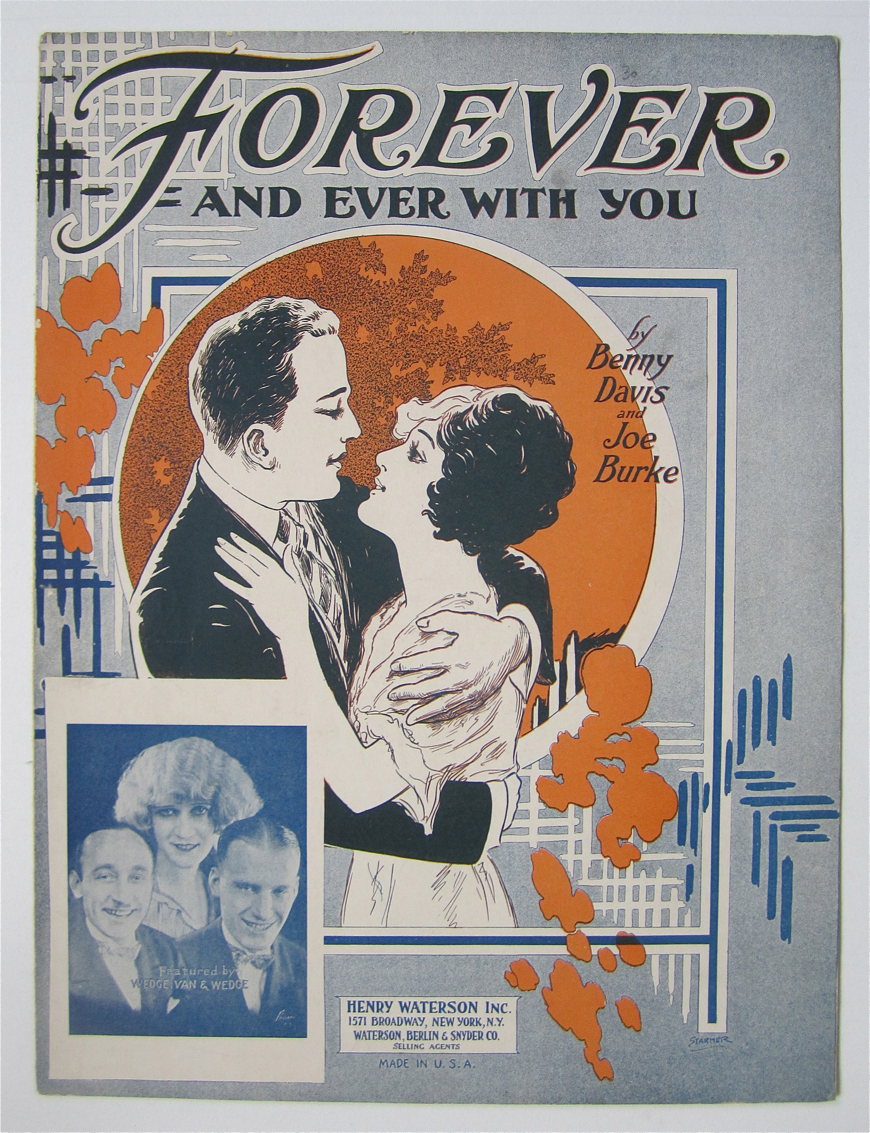 Sheet Music 1925 Forever And Ever With You