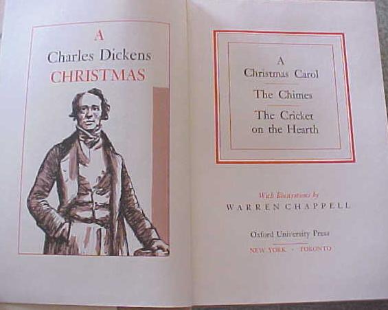 Charles Dickens Christmas Stories 1976 Illus Chappell