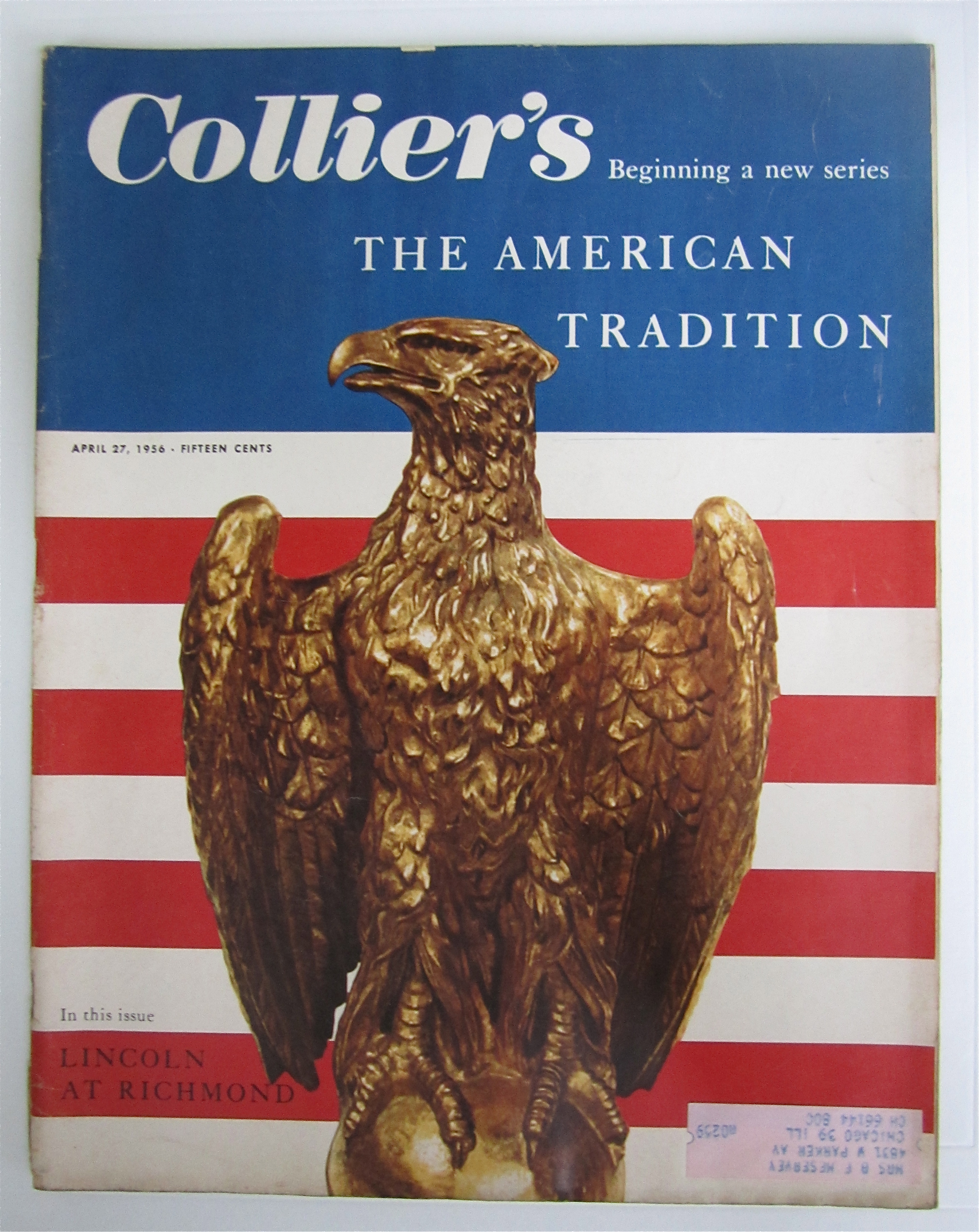 Collier's Magazine April 27, 1956 Lincoln At Richmond