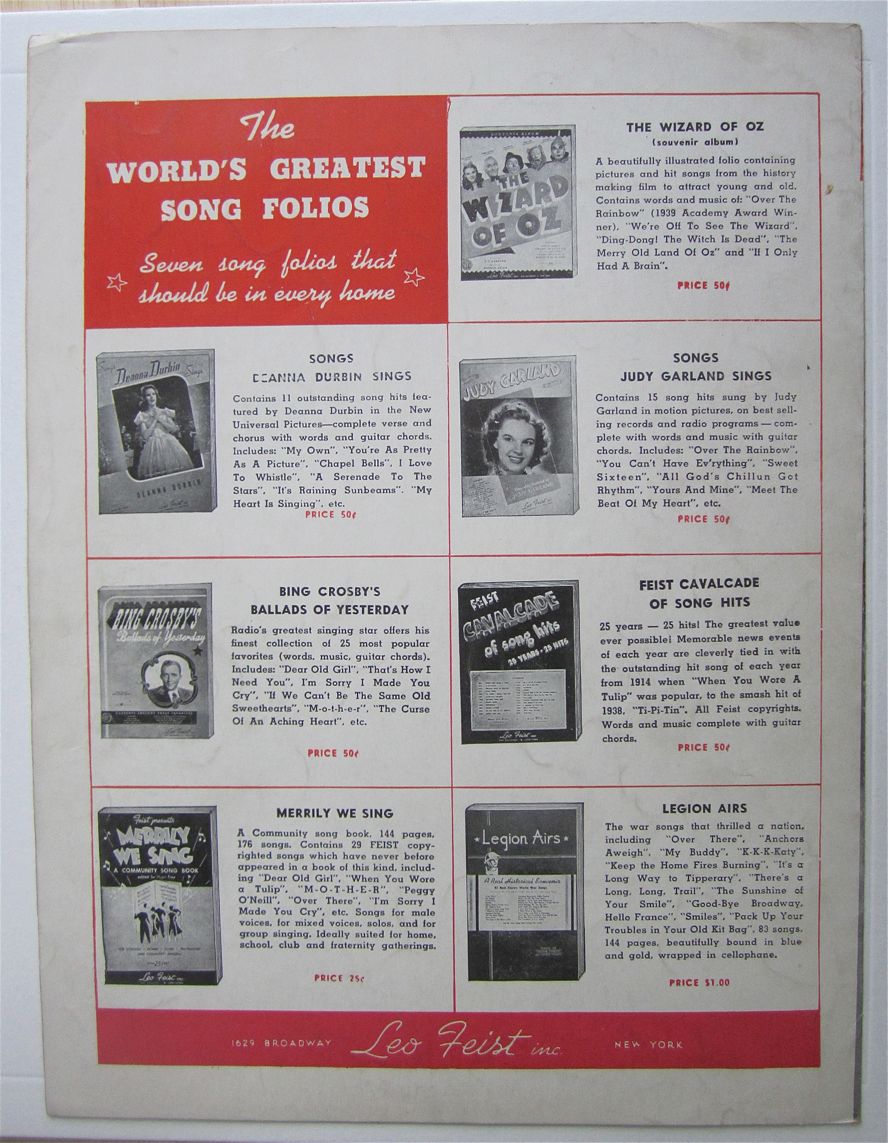 Sheet Music 1921 I'm Nobody's Baby (Rooney & Garland)