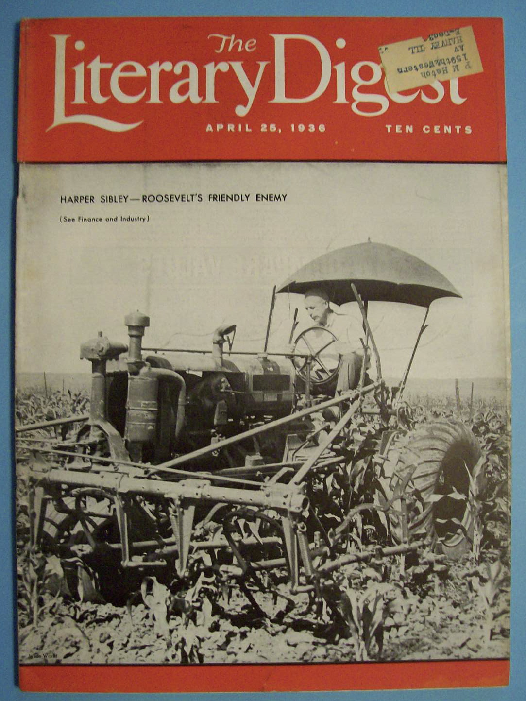 Literary Digest Magazine - April 25, 1936
