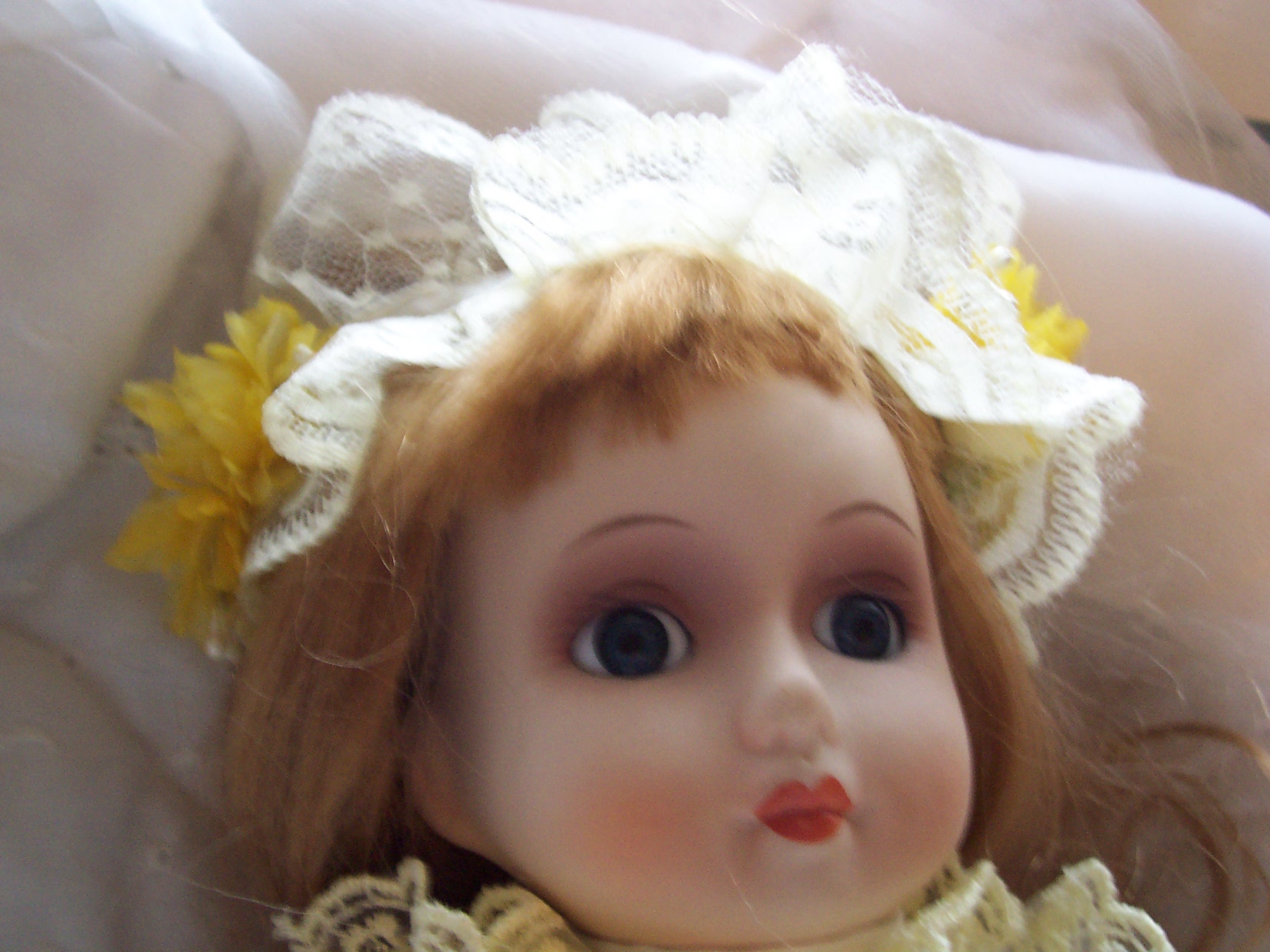 Musical Porcelain Doll 16 inch