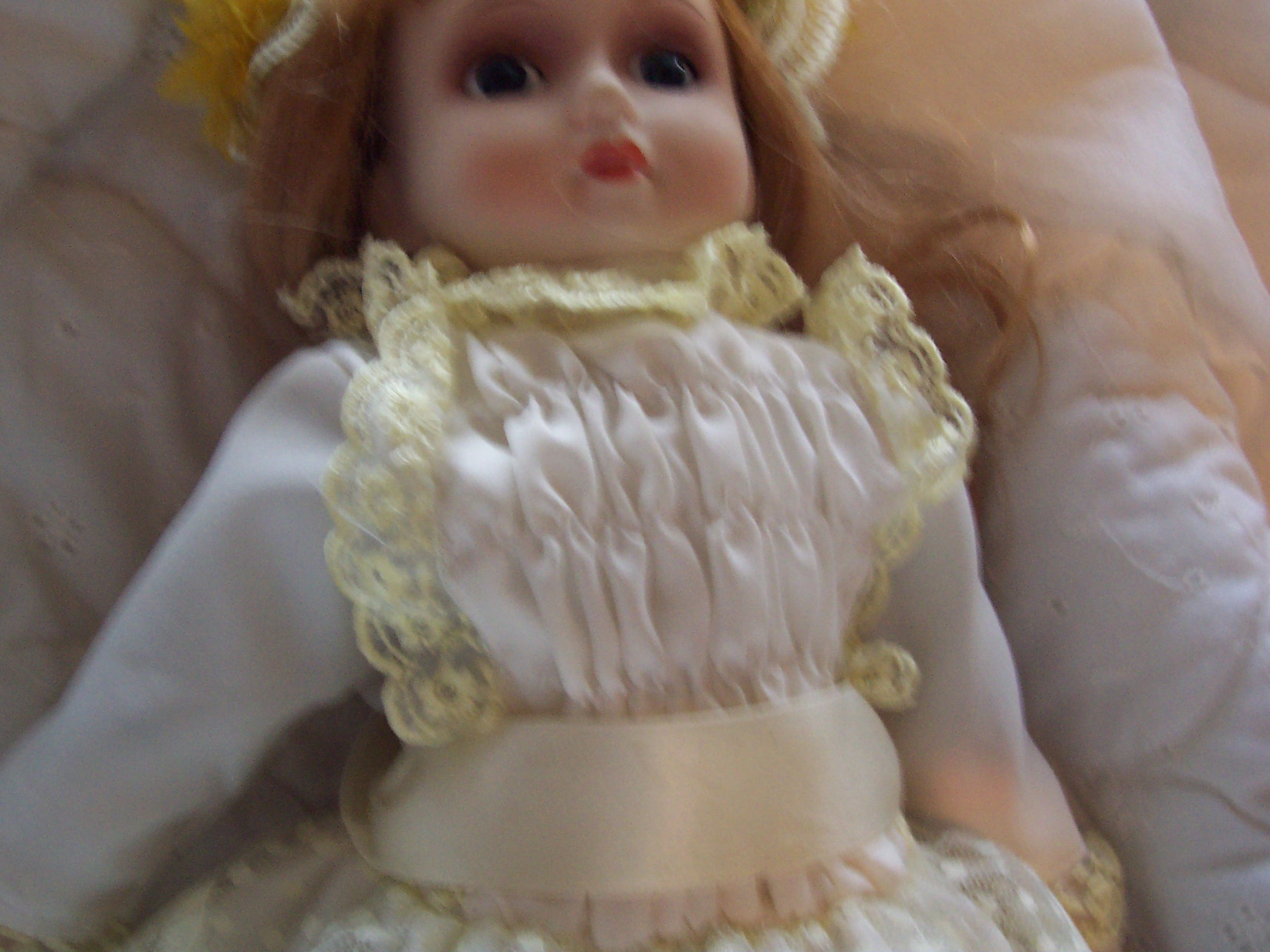 Musical Porcelain Doll 16 inch