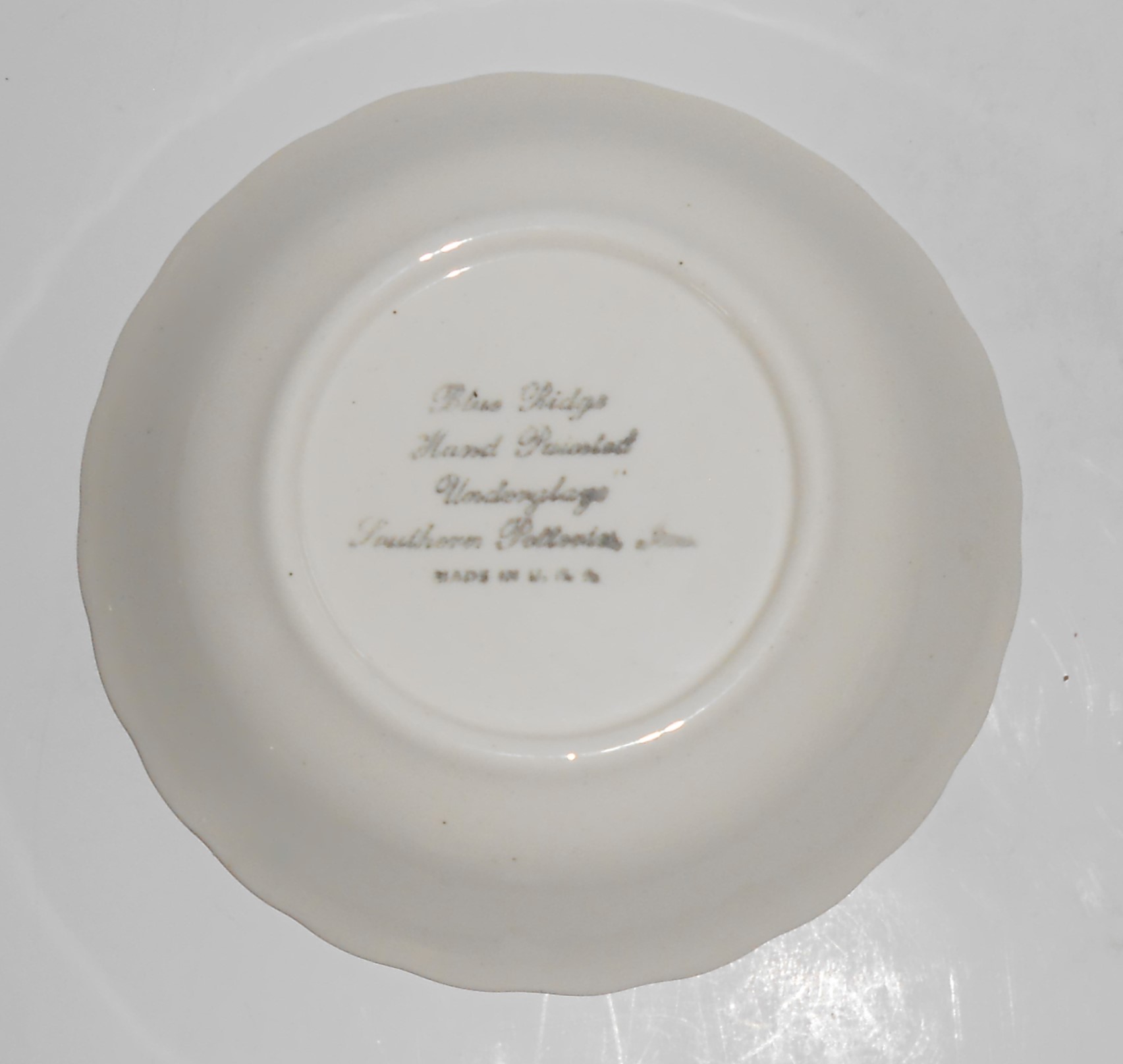 Blue Ridge Pottery Barbara Blue Fruit Bowl