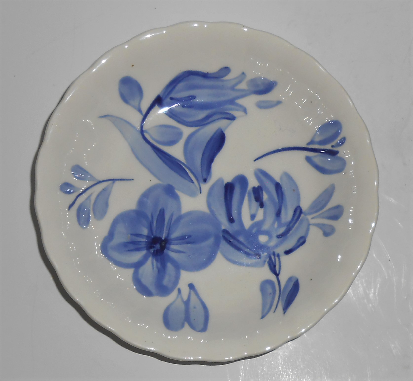 Blue Ridge Pottery Barbara Blue Fruit Bowl