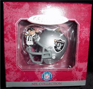 Oakland Raiders NFL Hallmark Ornament