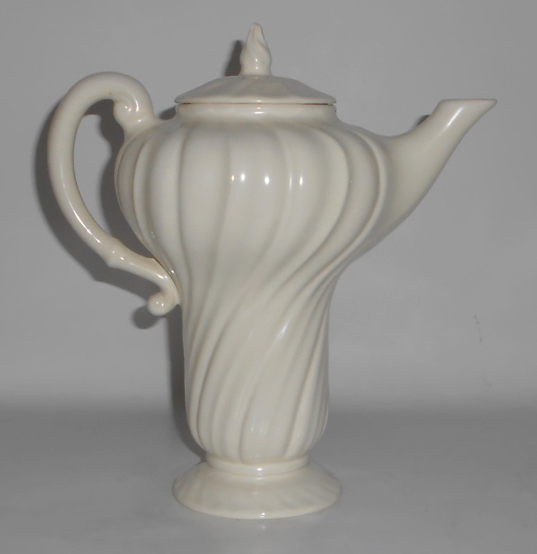 Franciscan Pottery EARLY Coronado Satin Ivory Demitasse Coffeepot