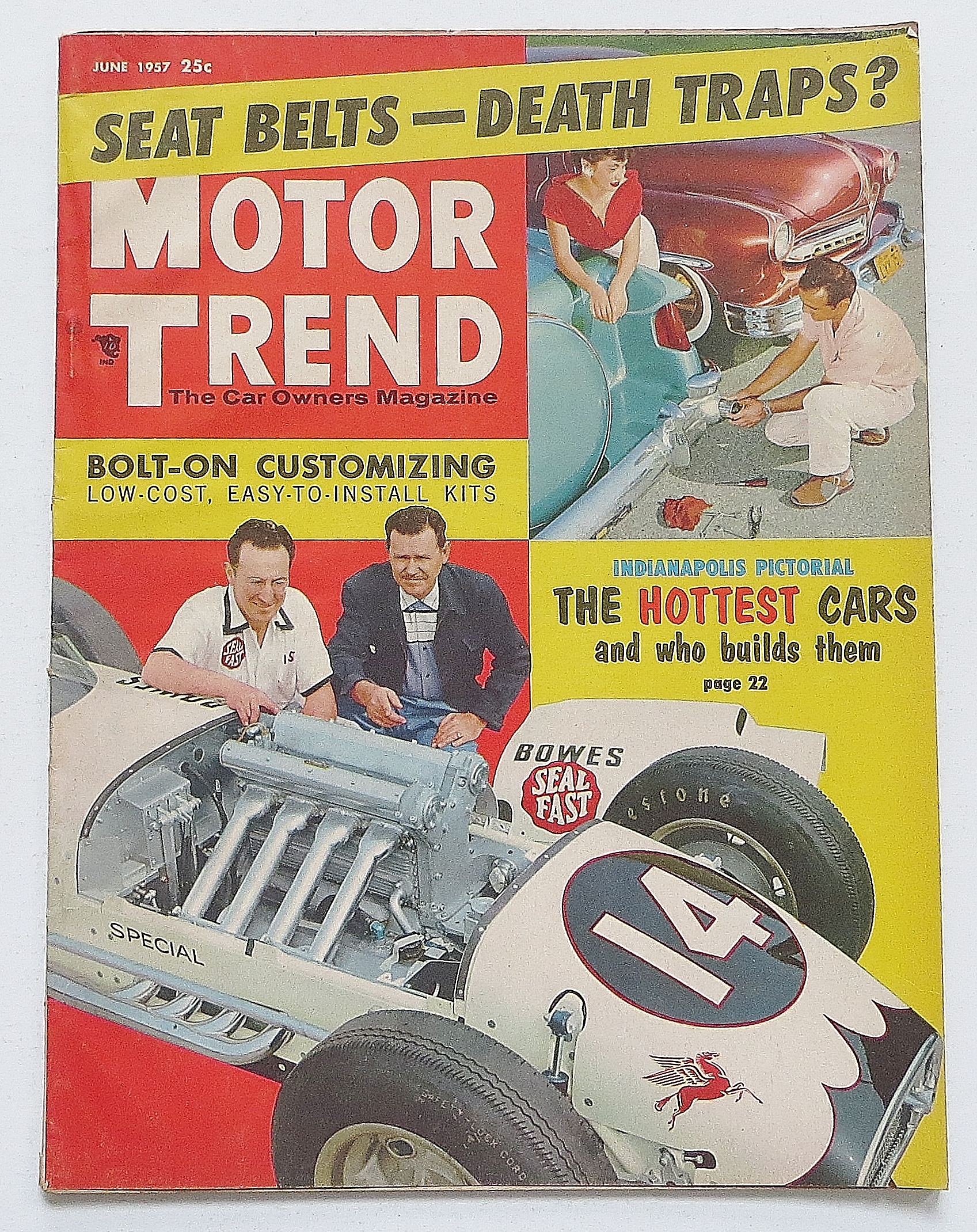 Motor Trend Magazine June 1957 Hottest Cars