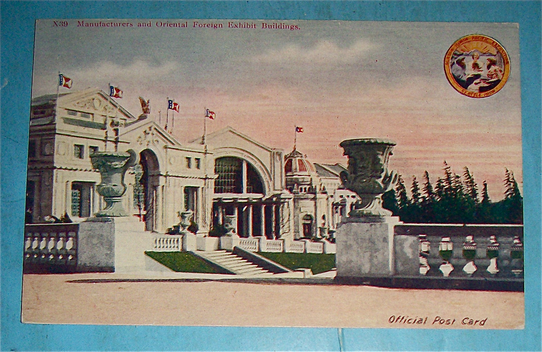 Manufacturers & Oriental Foreign Exhibit Bldg Postcard