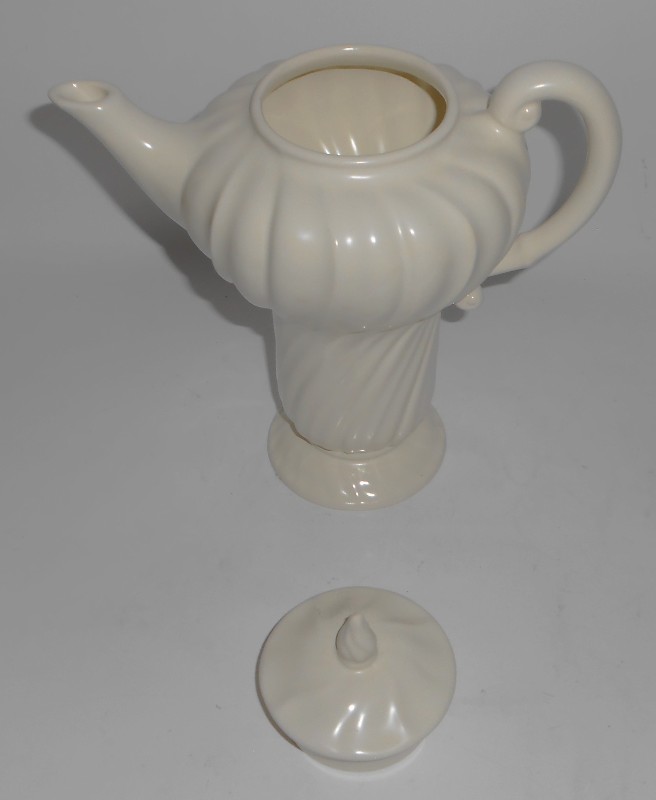 Franciscan Pottery EARLY Coronado Satin Ivory Demitasse Coffeepot