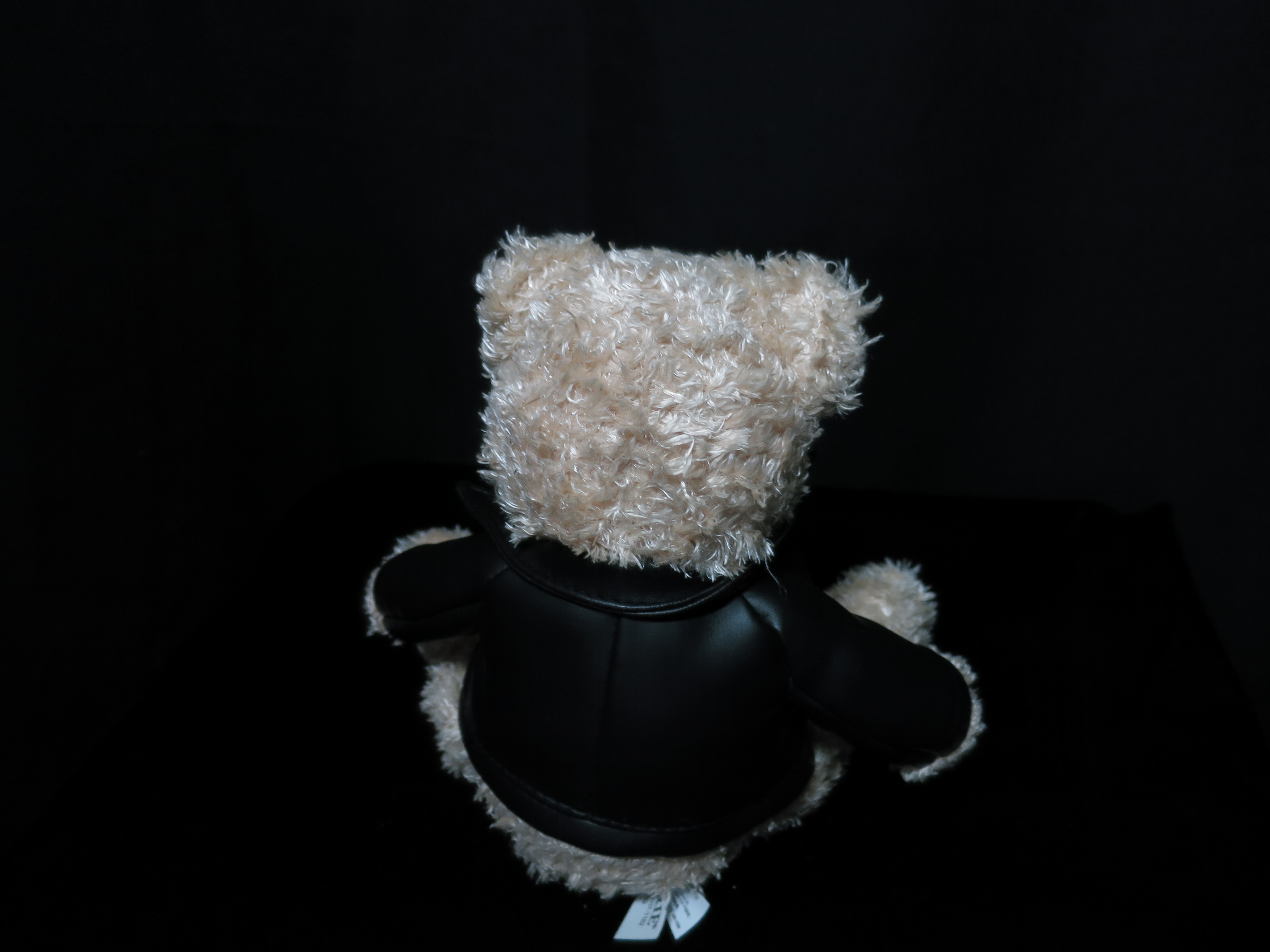 Reeses Peanut Butter Teddy Bear black coat