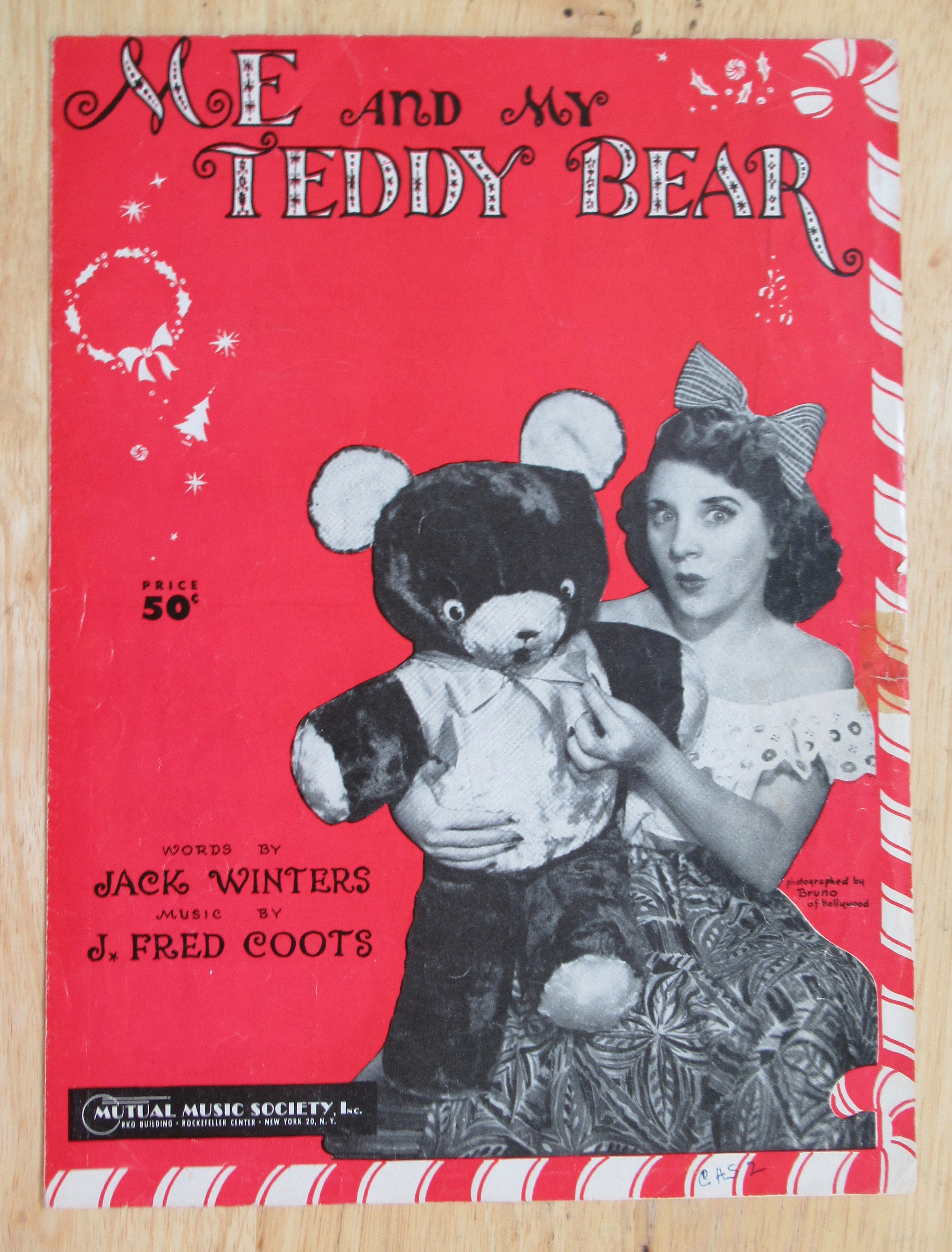 1950 Me & My Teddy Bear Sheet Music