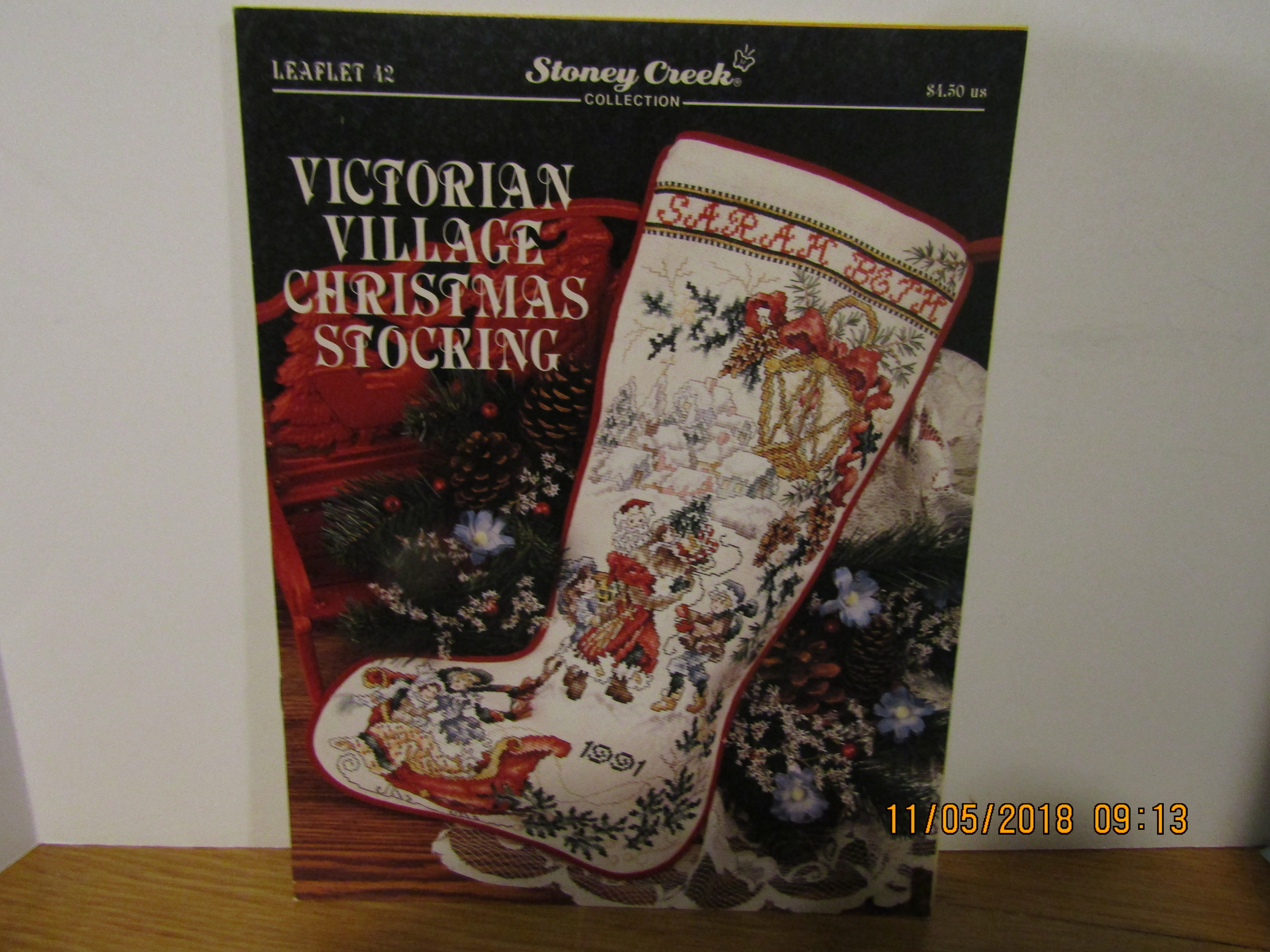 Stoney Creek Victorian Village Christmas Stocking  #42