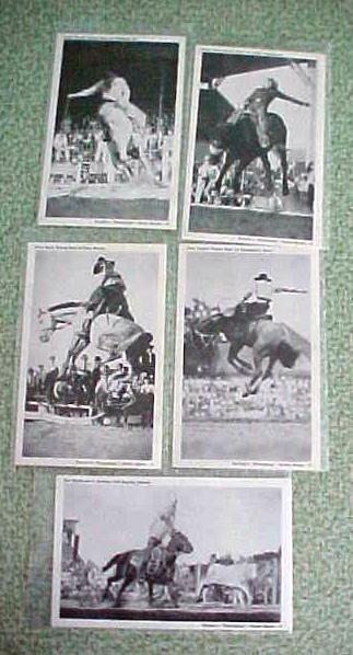 Postcards Stryker's Photogloss Rodeo Series Gene Autry